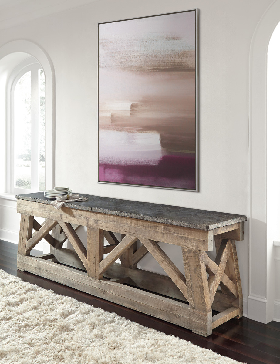 Marbella 100" Stone Console Table
