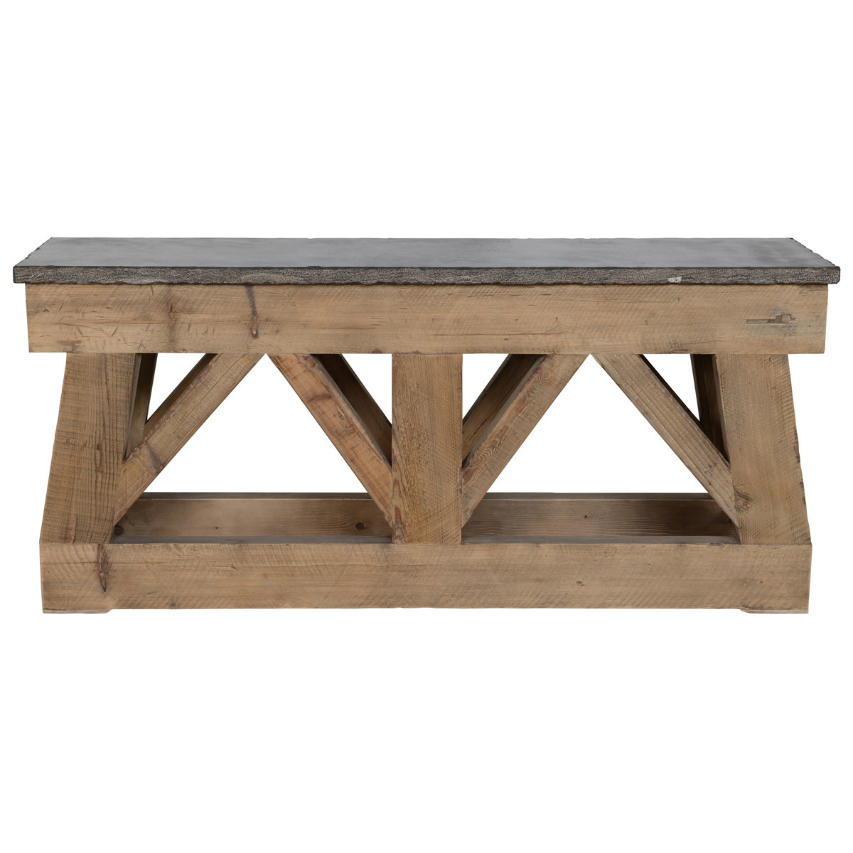 Marbella 72" Stone Console Table