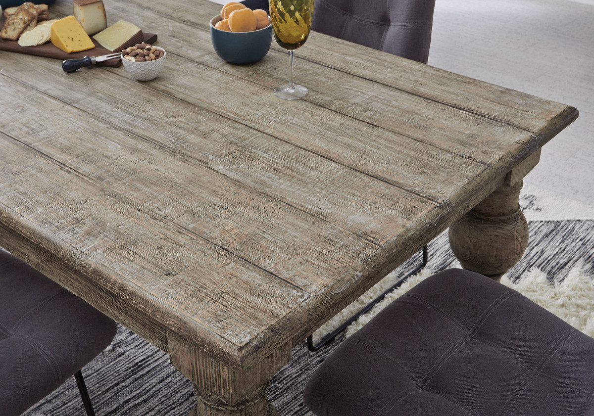 Bordeaux Wood 83" Dining Table