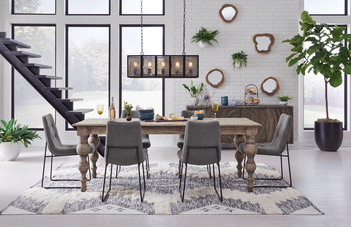 Bordeaux Wood 83" Dining Table