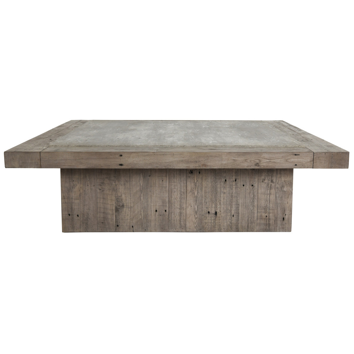 Scottsdale Wood/Concrete Square Coffee Table