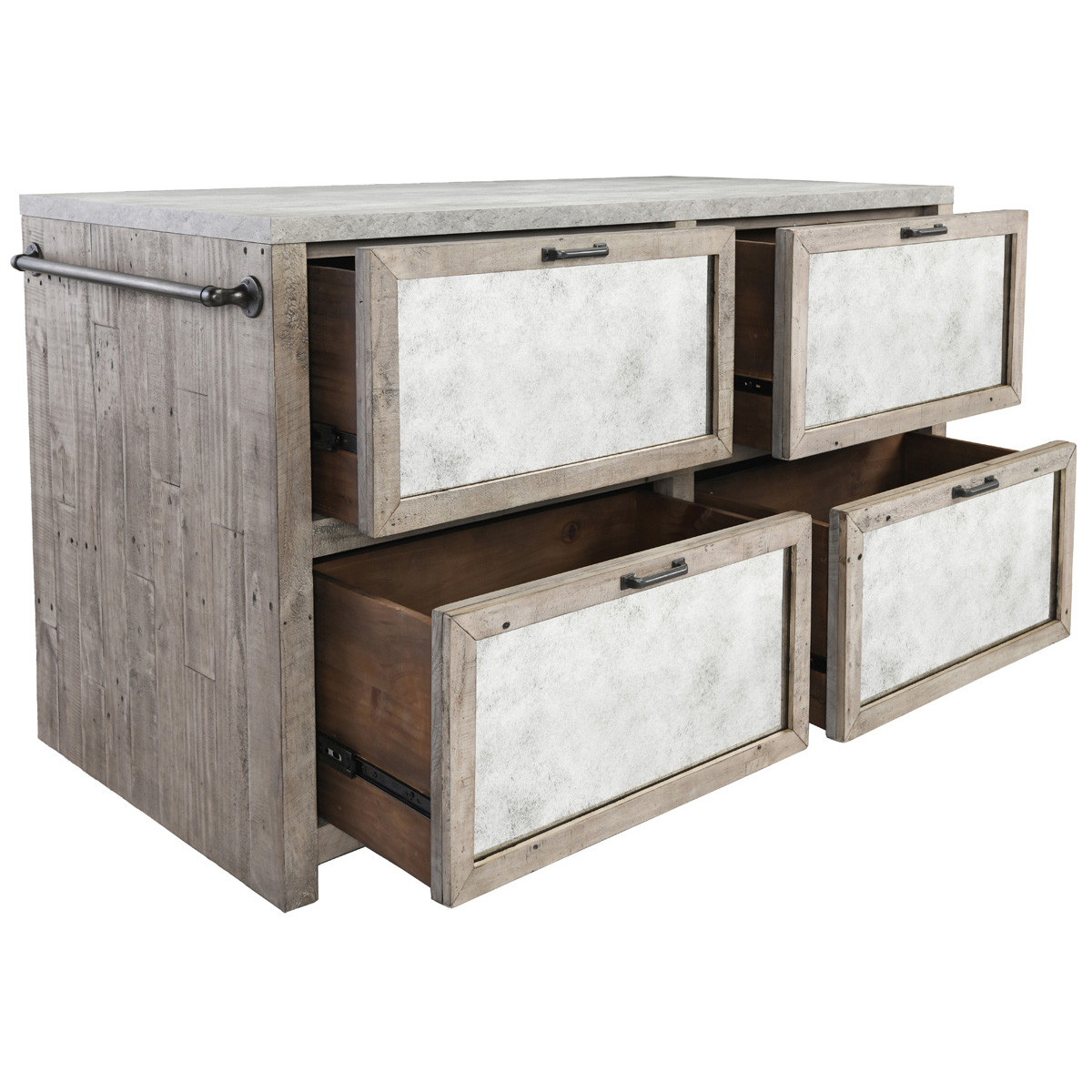 Henry Concrete Kitchen Island