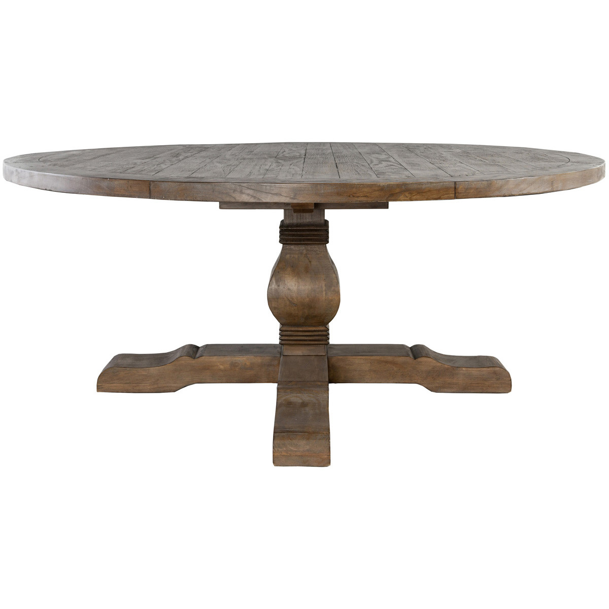 Caleb 72" Wood Round Dining Table