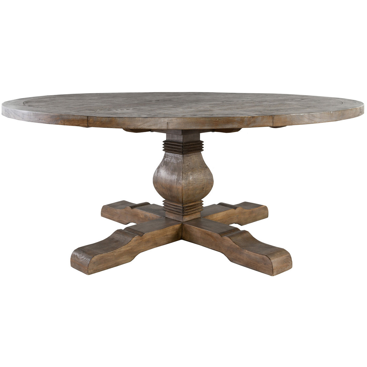 Caleb Wood Round Dining Table