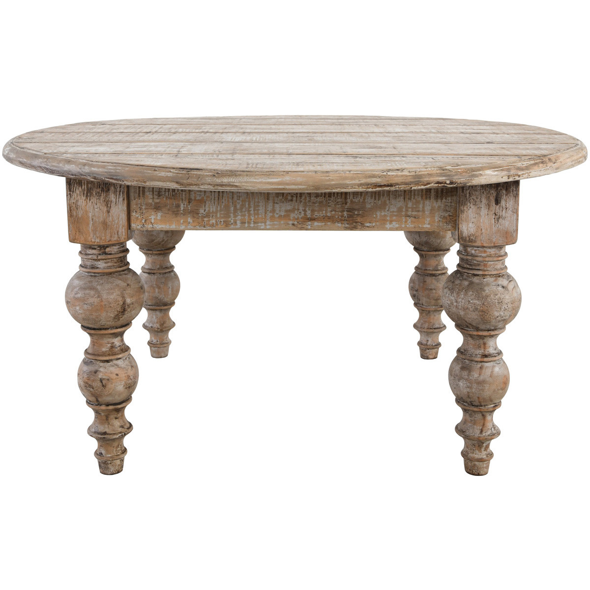 Bordeaux Wood Round Coffee Table
