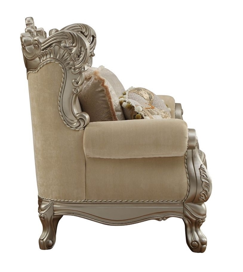 Royal Golden Carved Sofa