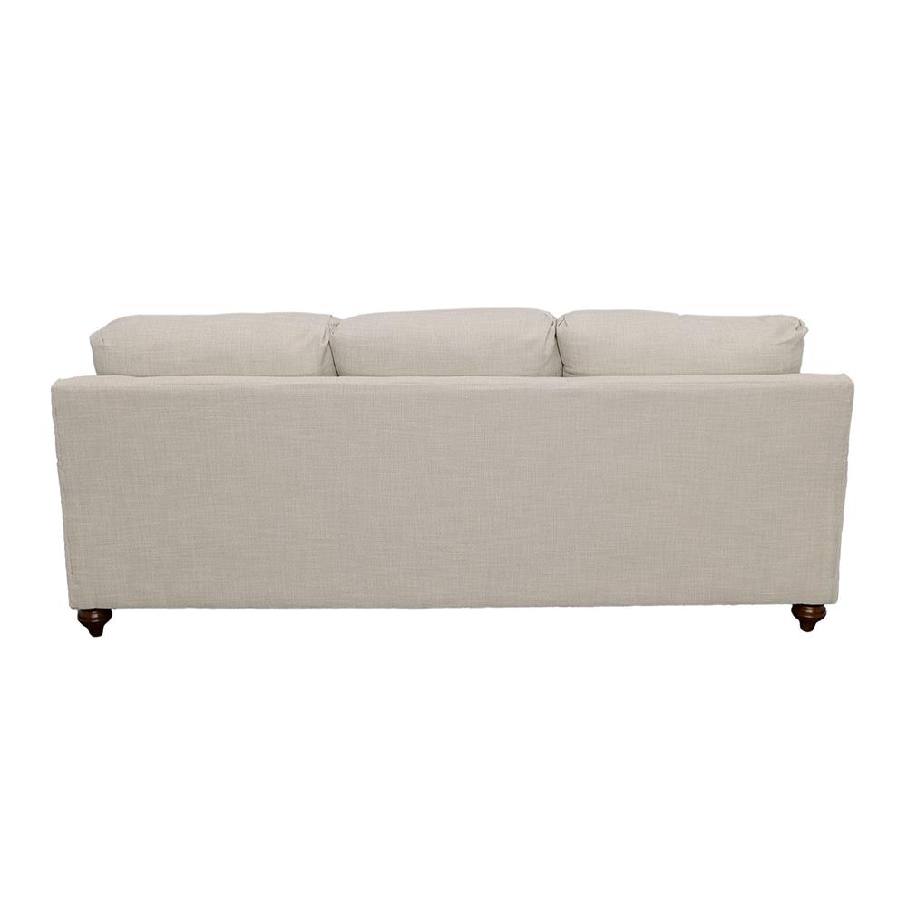 Glenn Cushion Back Linen Fabric Sofa