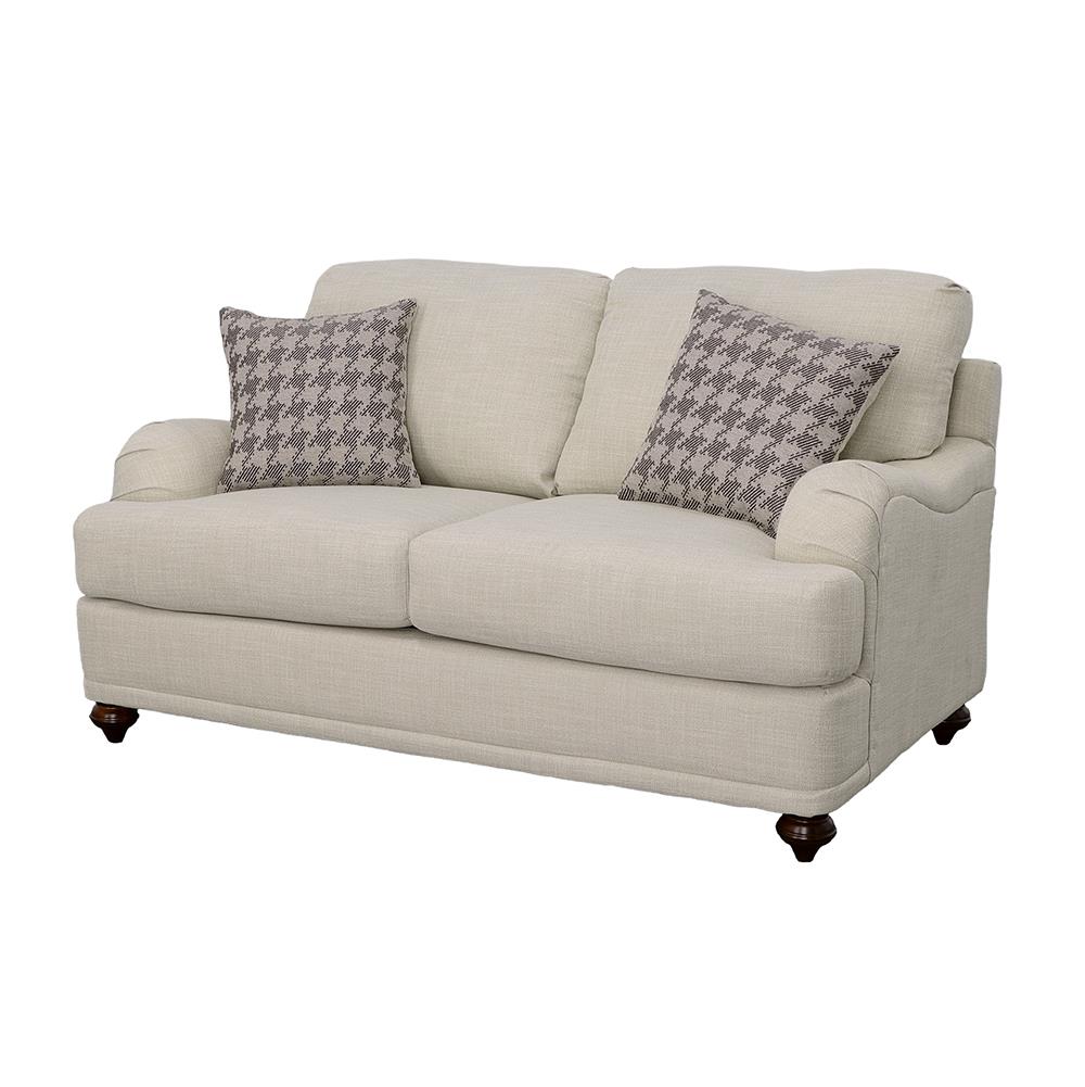 Coaster Living Room Glenn 3-piece Upholstered Sofa