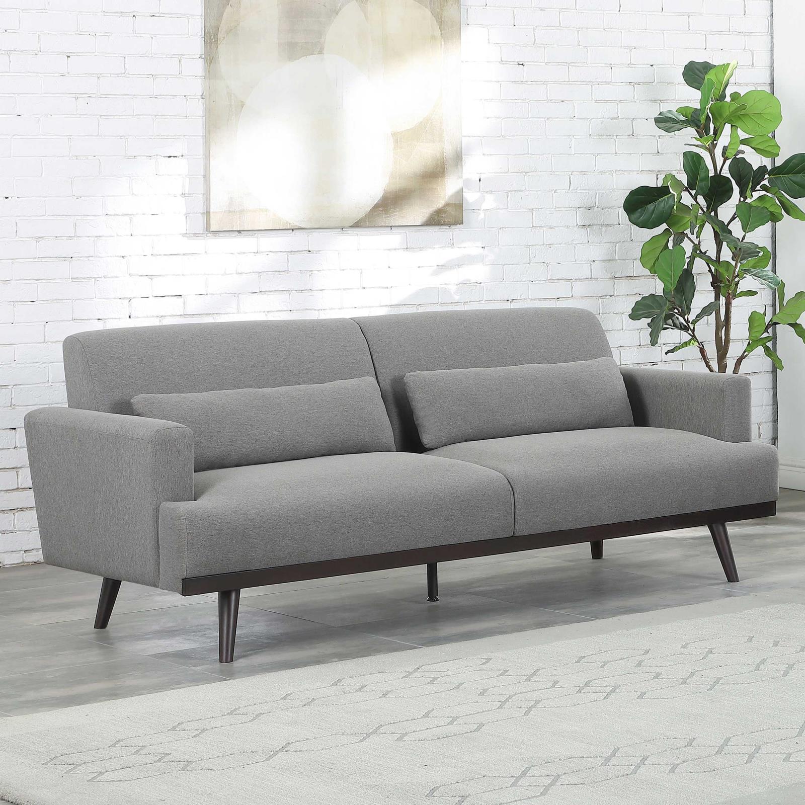 Blake Polyester Fabric Sofa with Track Arms