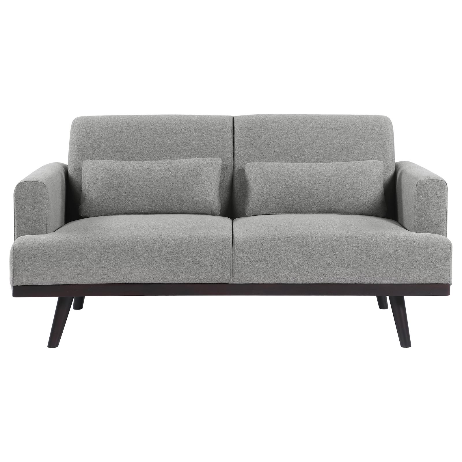 Blake Fabric Loveseat with Track Arms