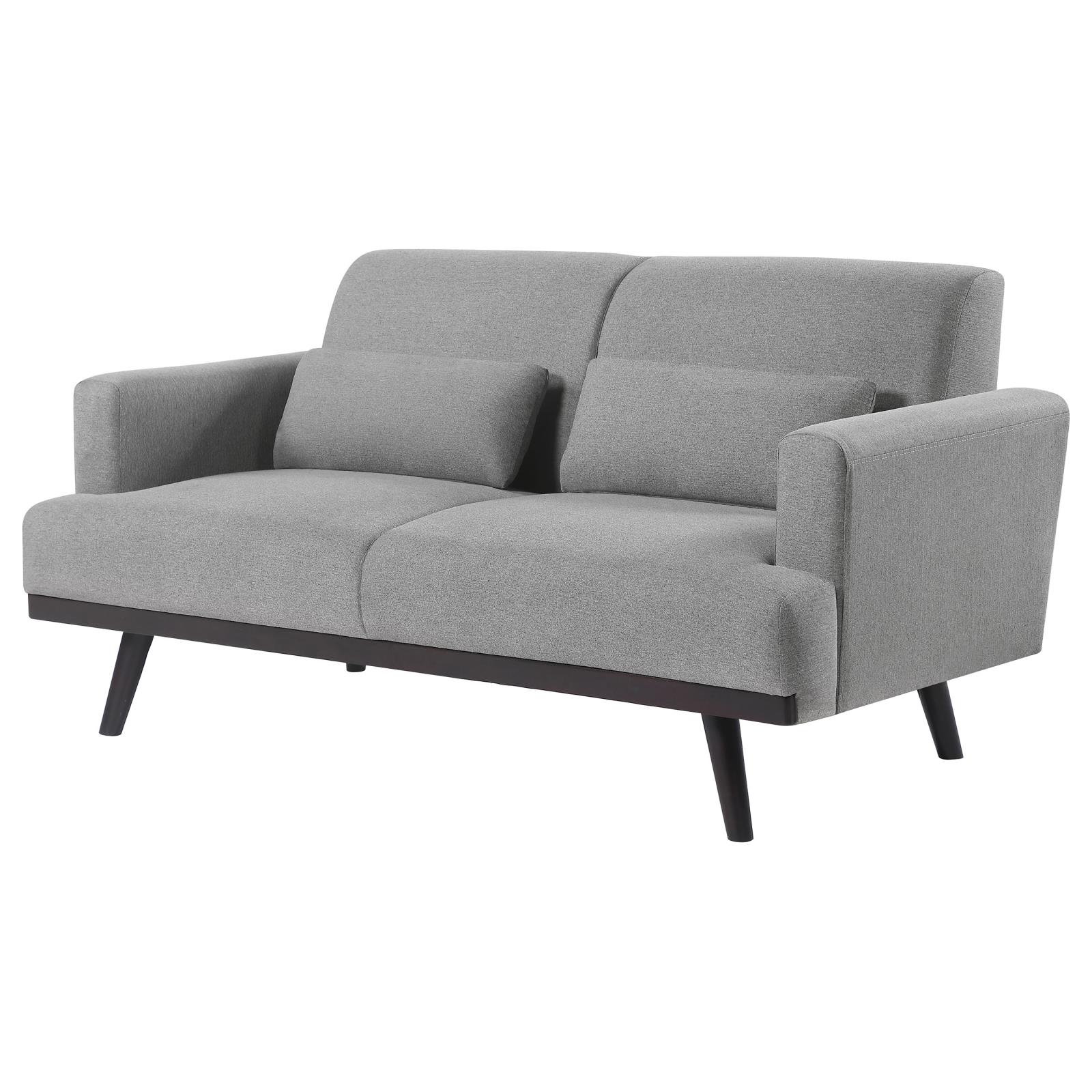 Blake Fabric Loveseat with Track Arms