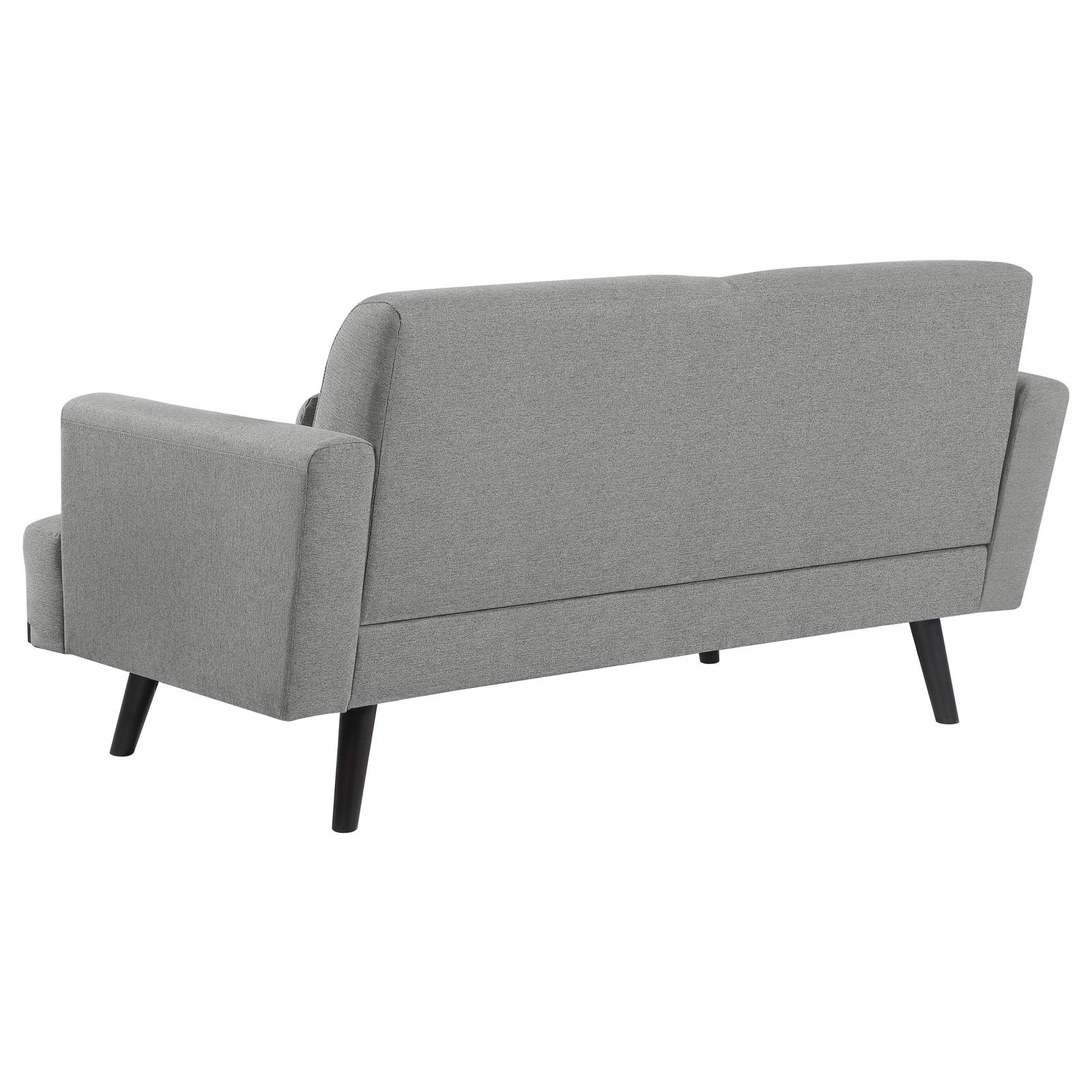 Blake Fabric Loveseat with Track Arms