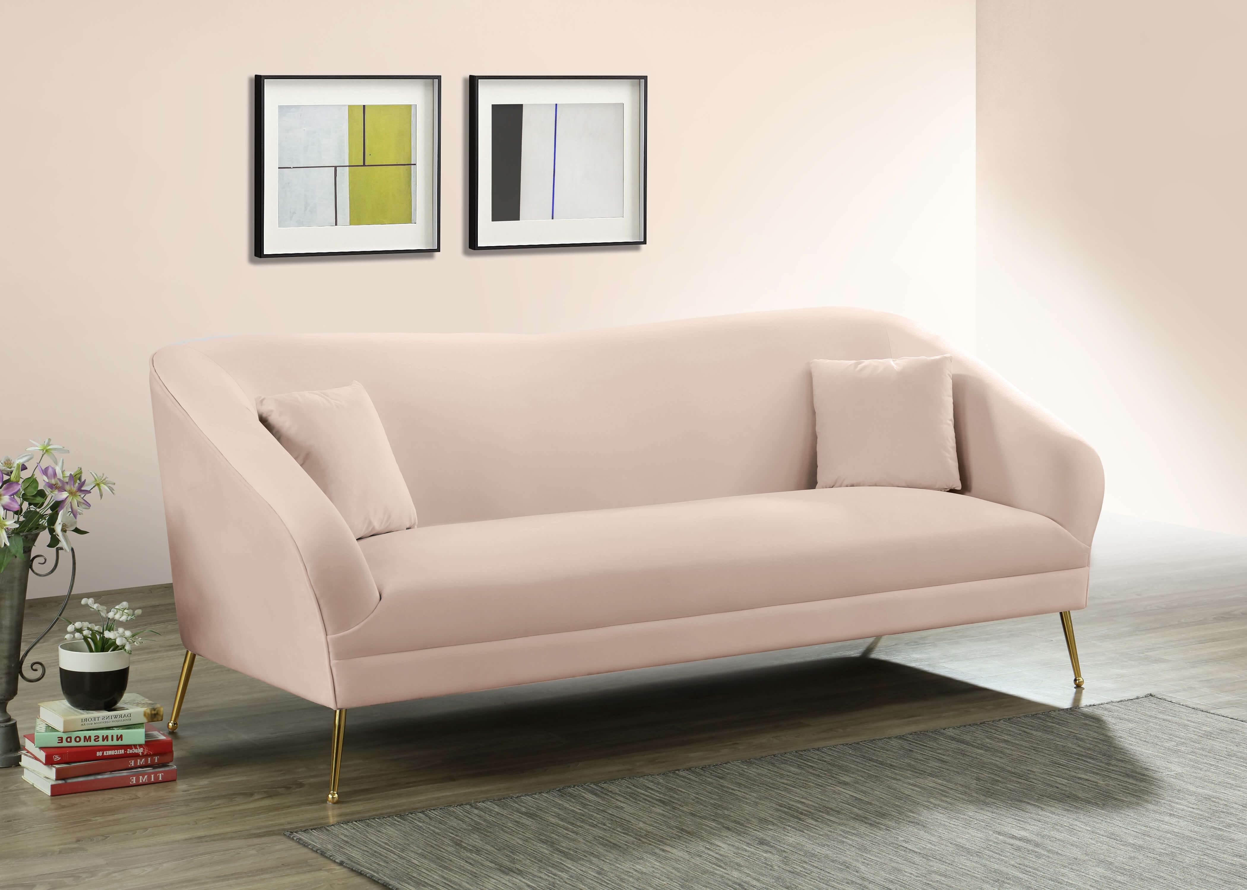 Hermosa Velvet Sofa