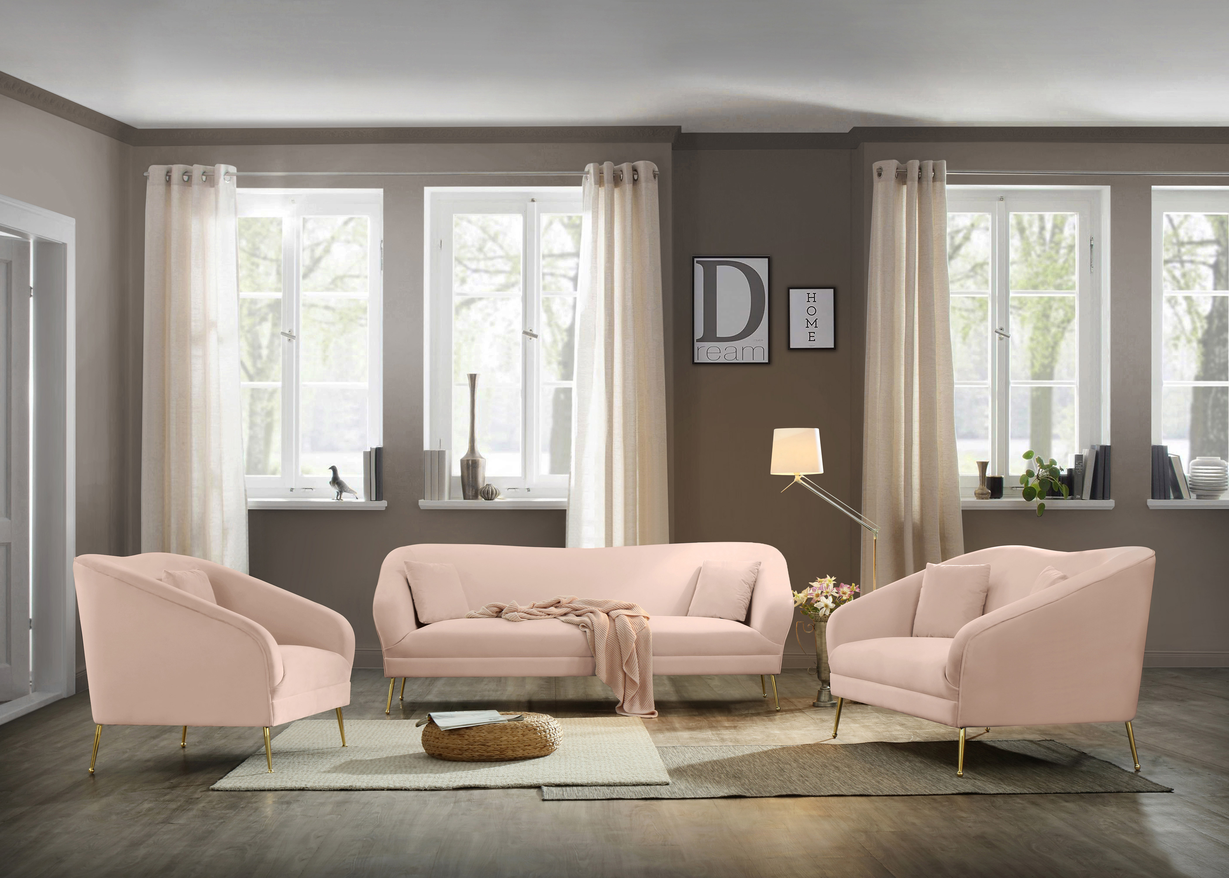 Hermosa Velvet Sofa