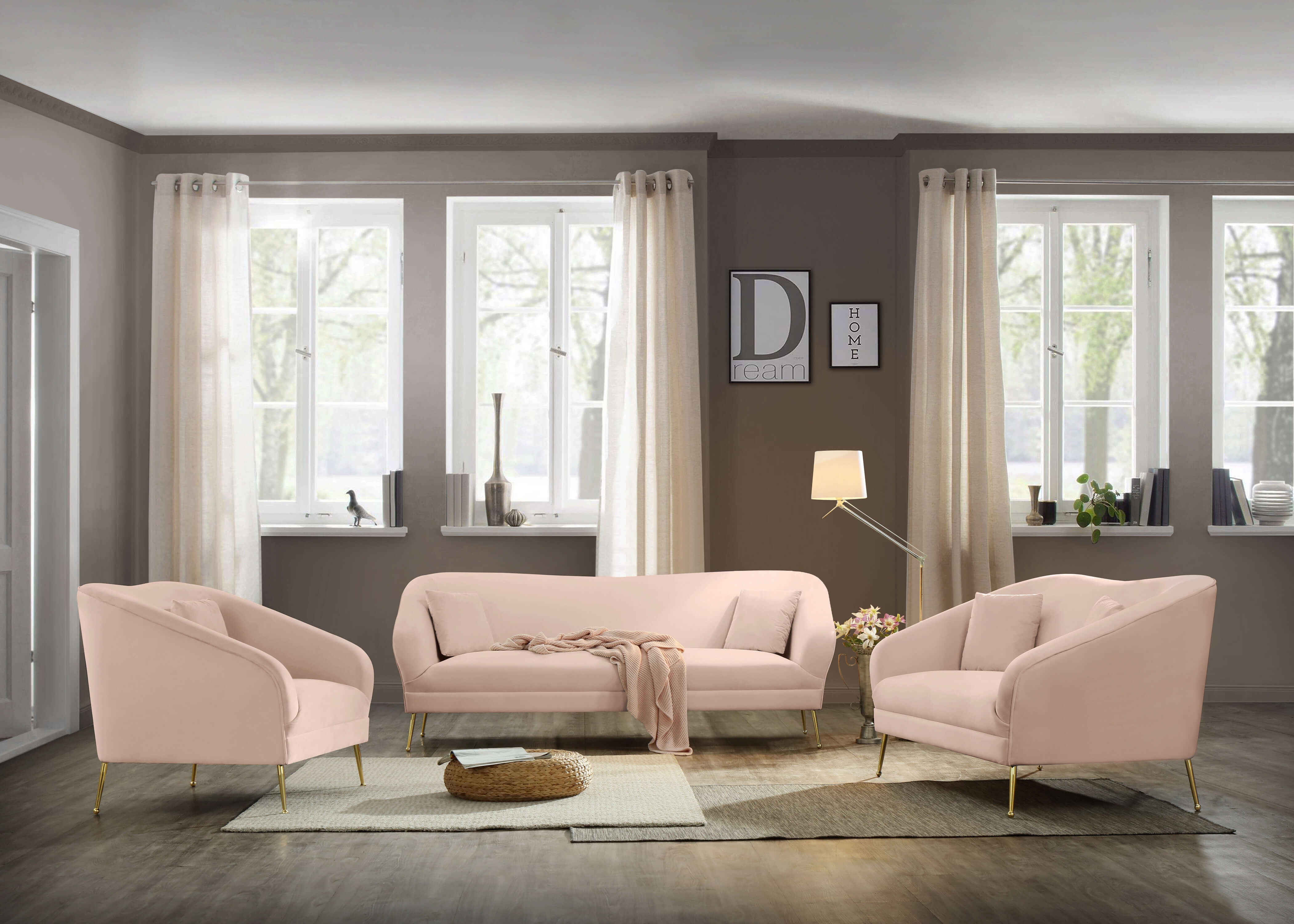 Hermosa Velvet Sofa