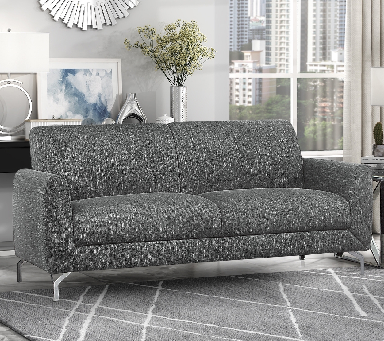 Venture Fabric Living Room Set