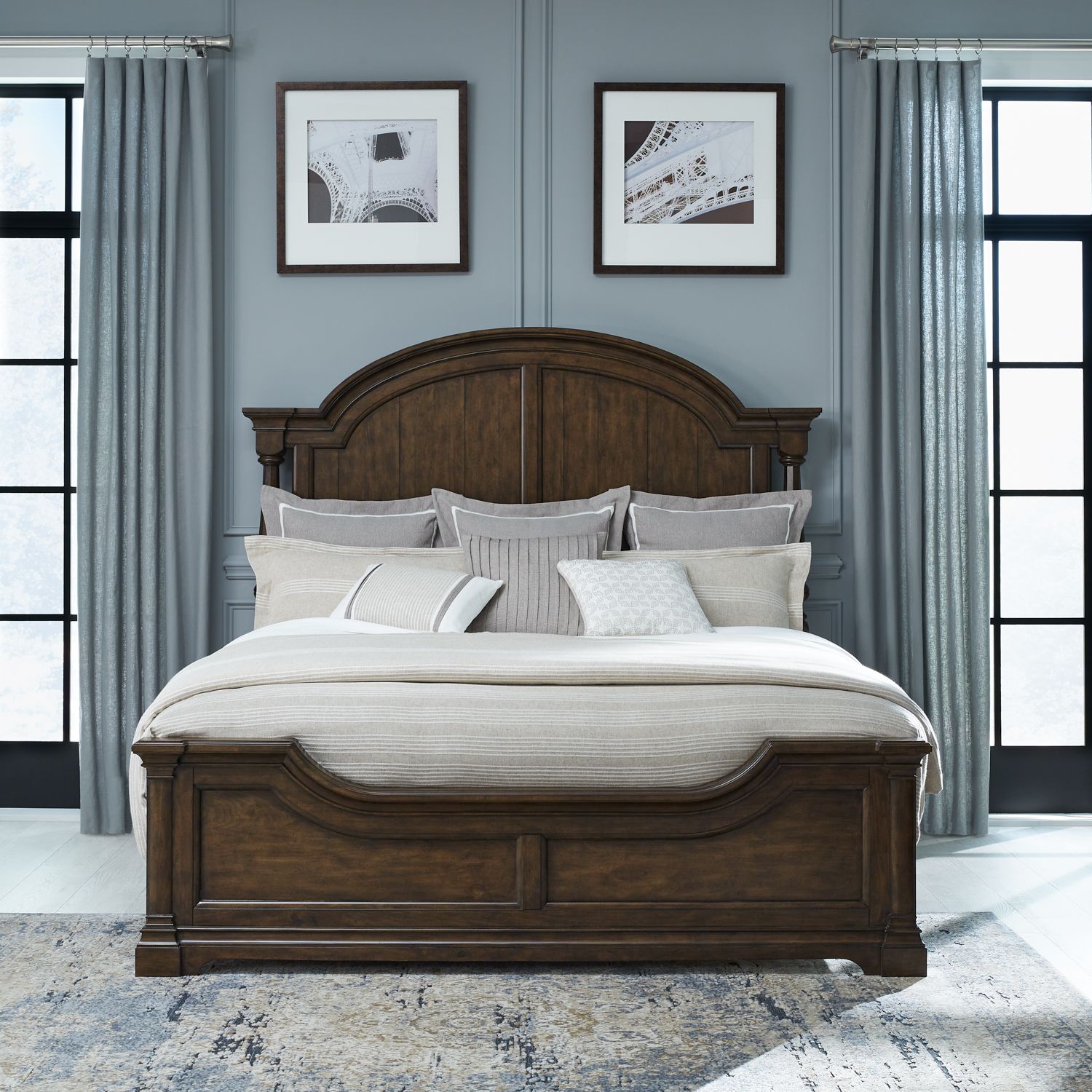 Arden Road Wood California King Size Poster Bed