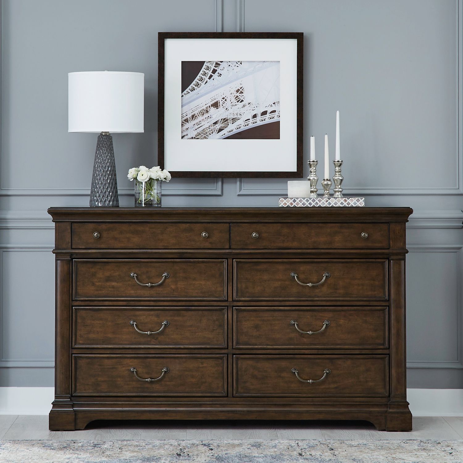 Arden Road Wood 8-Drawer Dresser