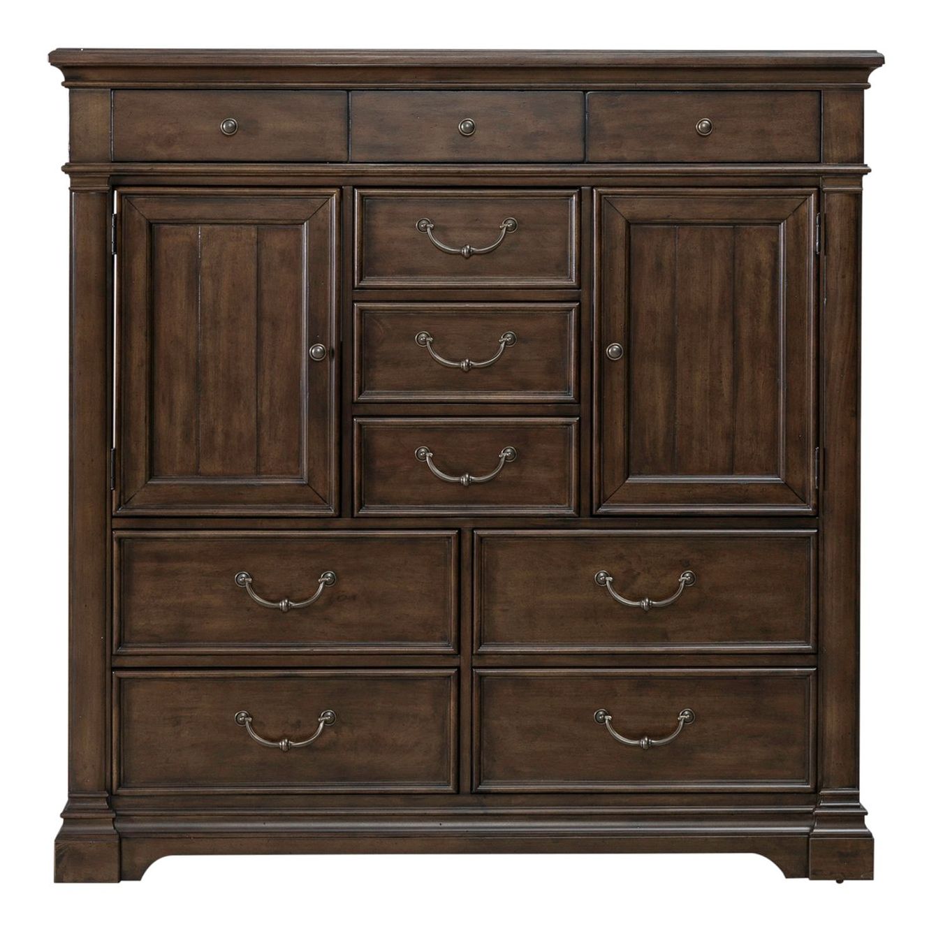 Arden Road Wood 2-Door 10-Drawer Chest