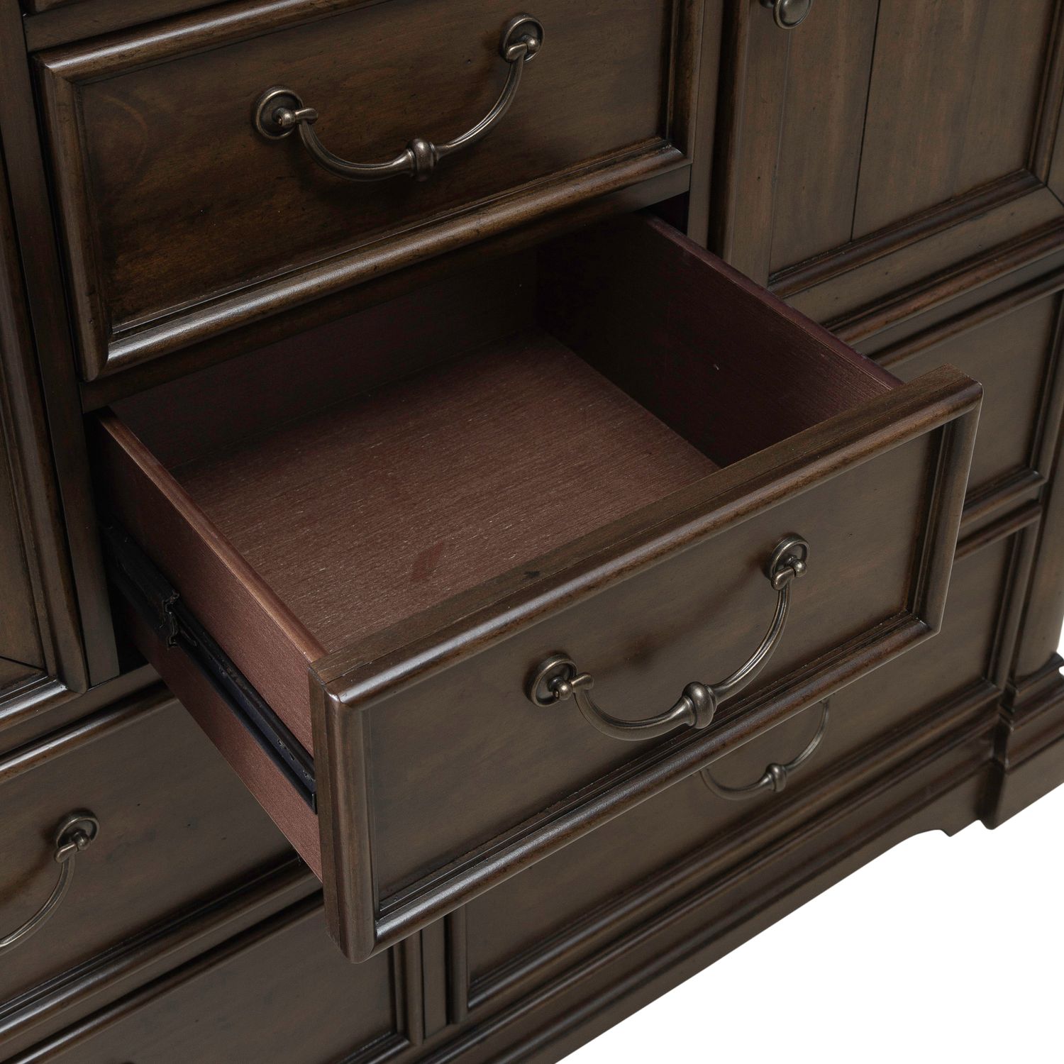 Arden Road Wood 2-Door 10-Drawer Chest