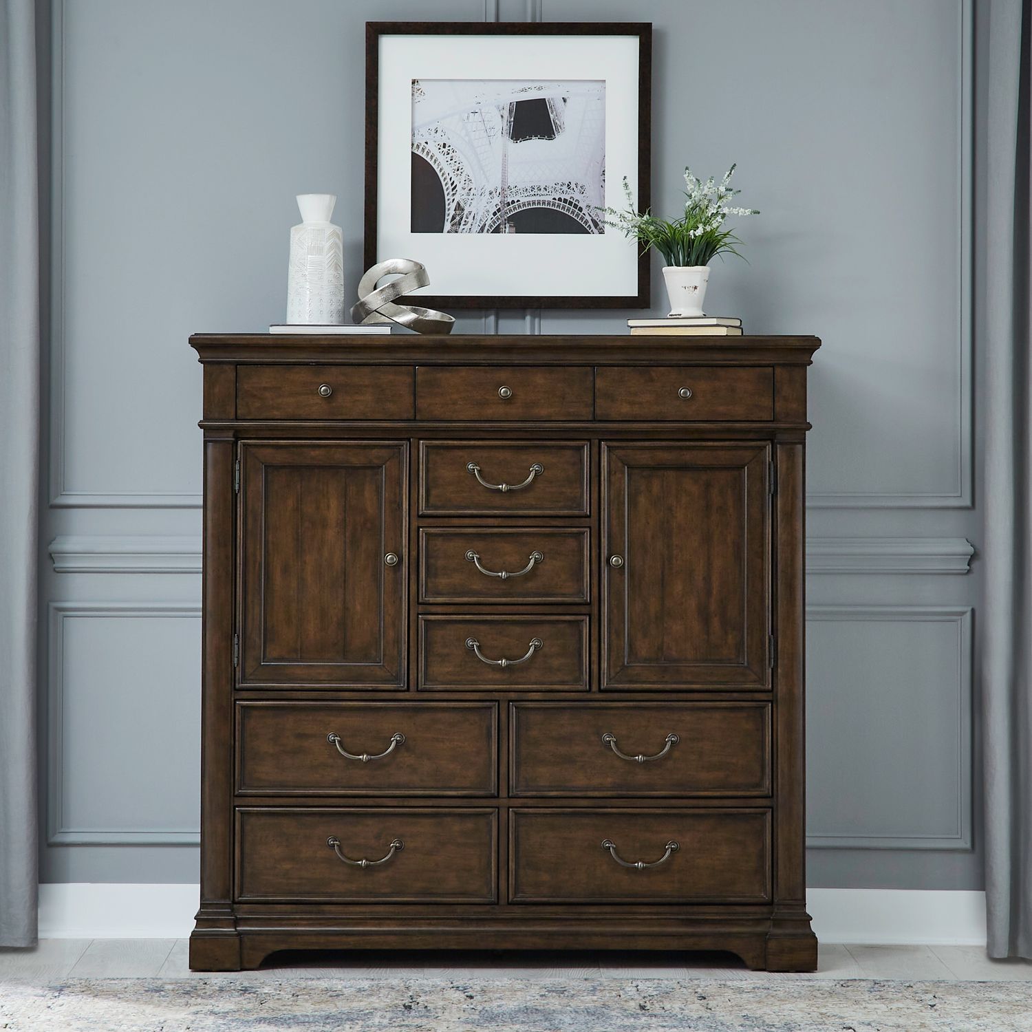 Arden Road Wood Poster Bedroom Set | Satin Cherry | Liberty