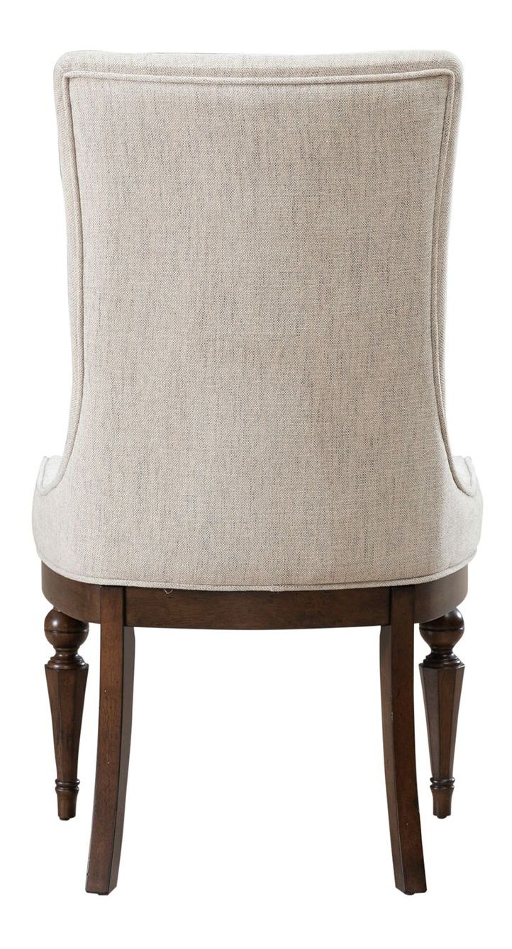 Arden Road Chenille/Wood Side Chair