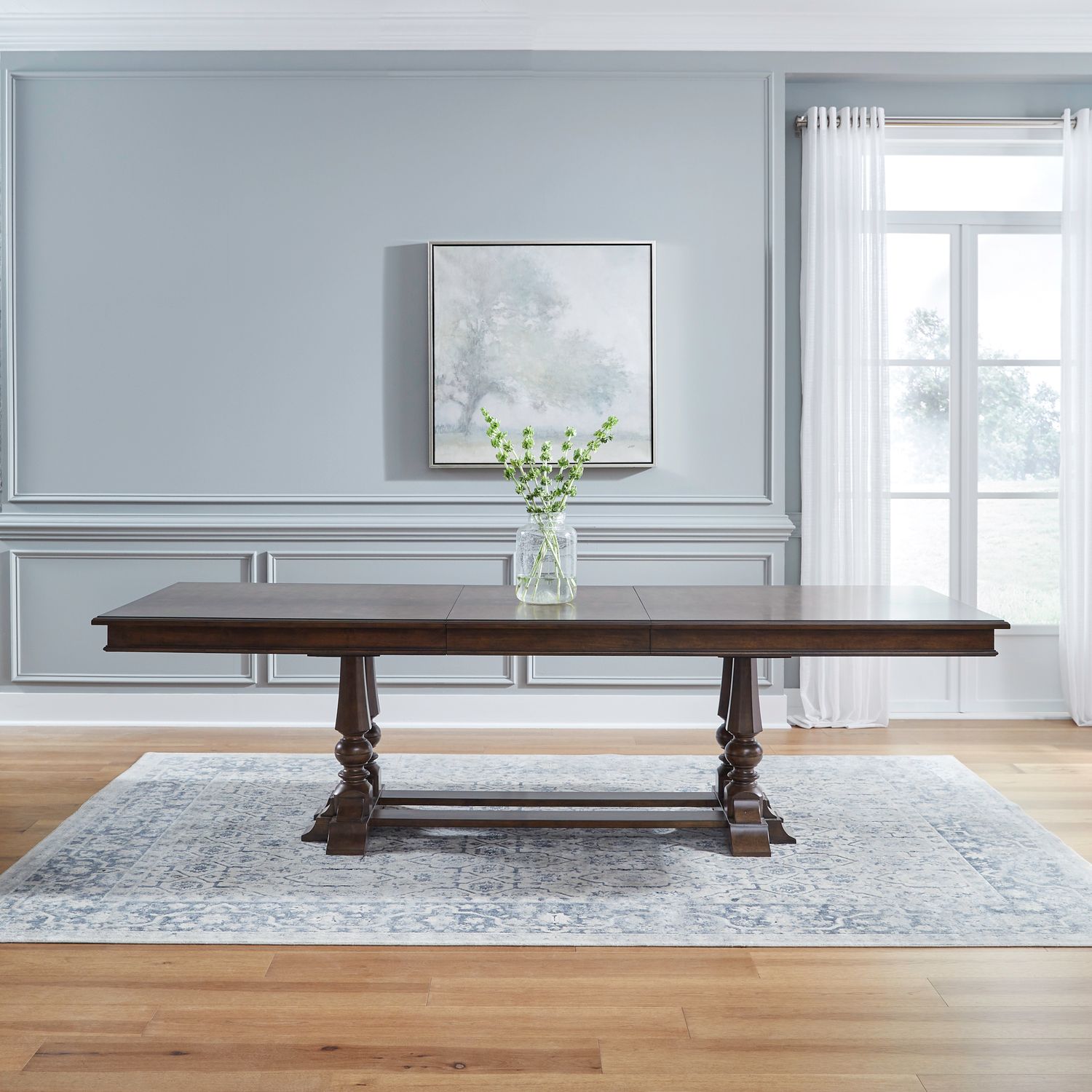 Arden Road Trestle Dining Set | Extendable Wood Table & Chairs