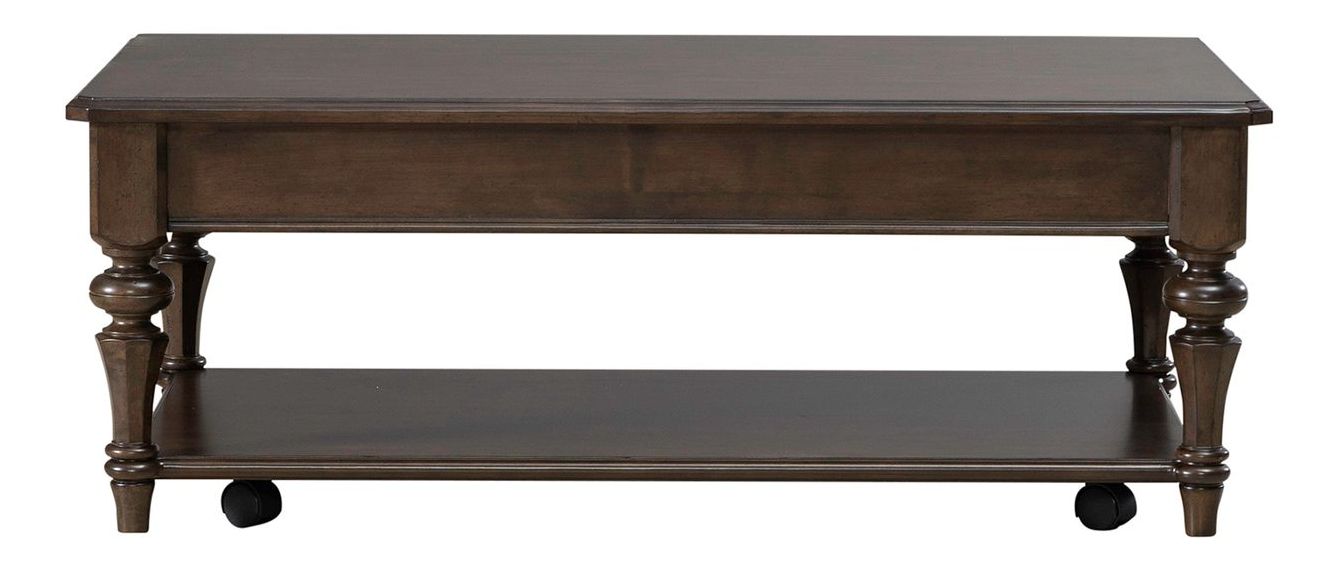Arden Road Rectangular Wood 1-Drawer Cocktail Table w/Casters