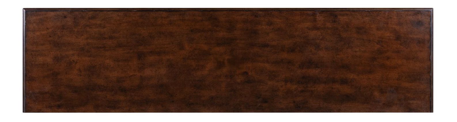 Arden Road Square Wood & Glass Collector Cocktail Table | Cherry