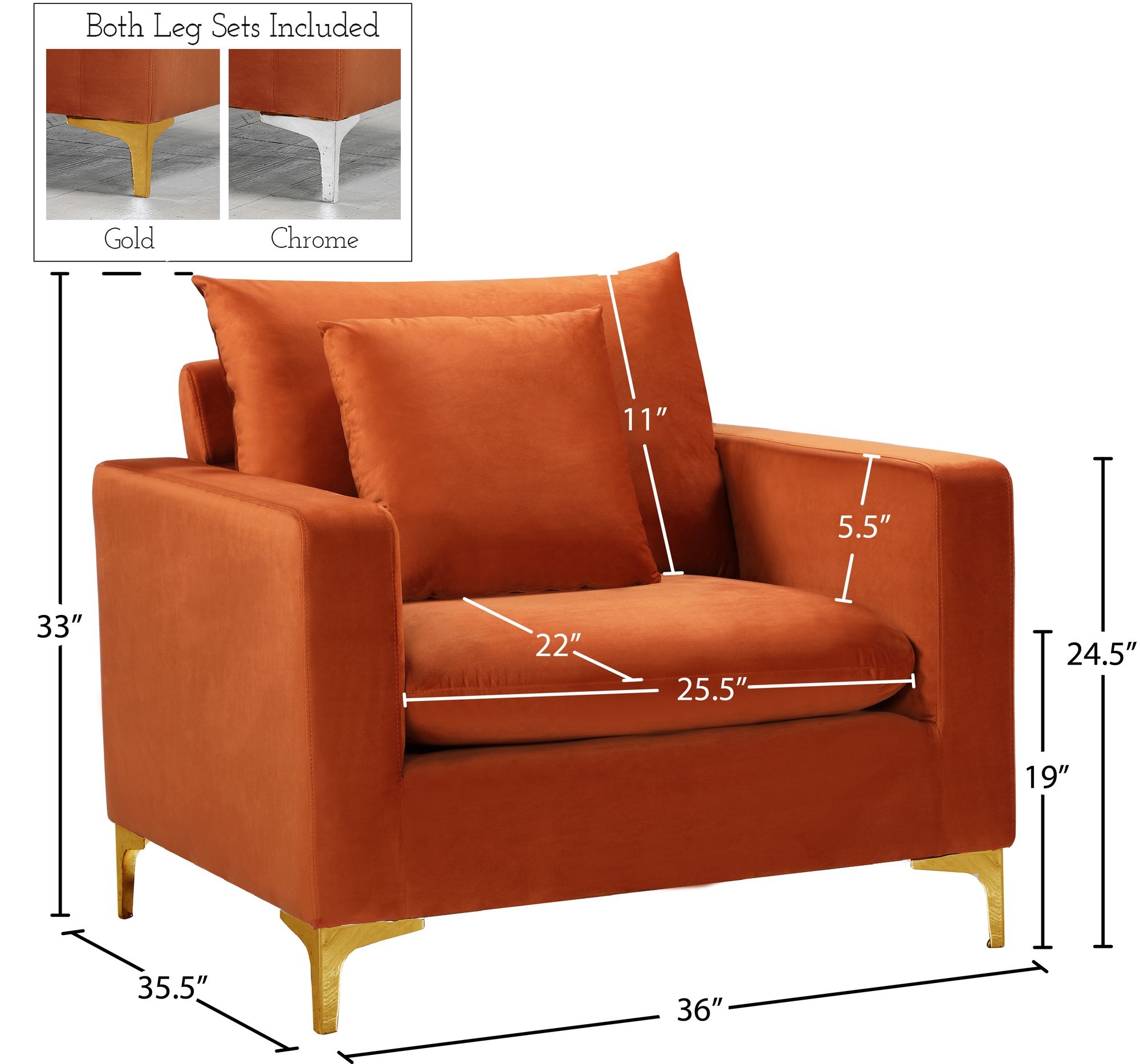Naomi Velvet Chair