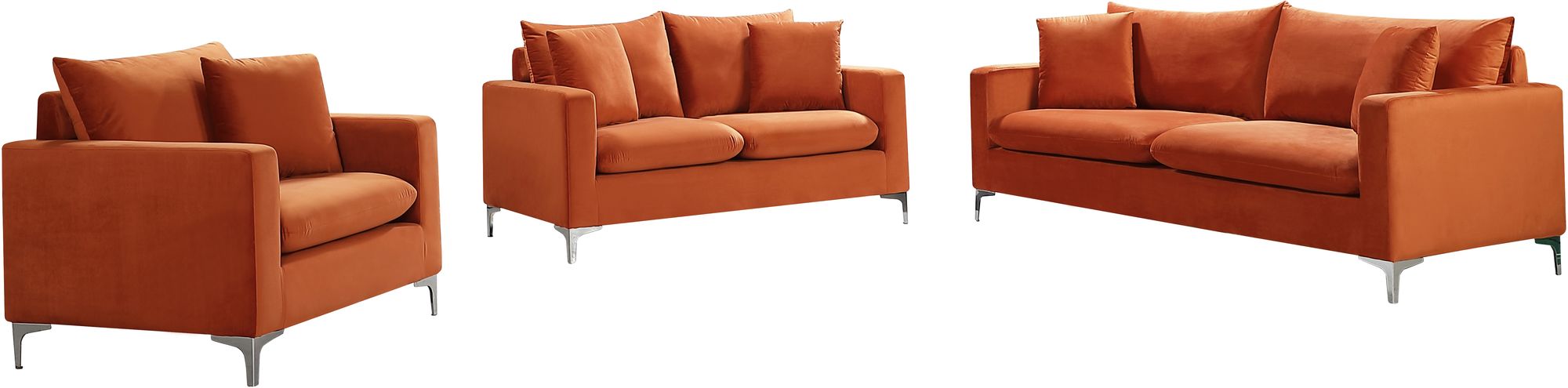 Naomi Velvet Loveseat