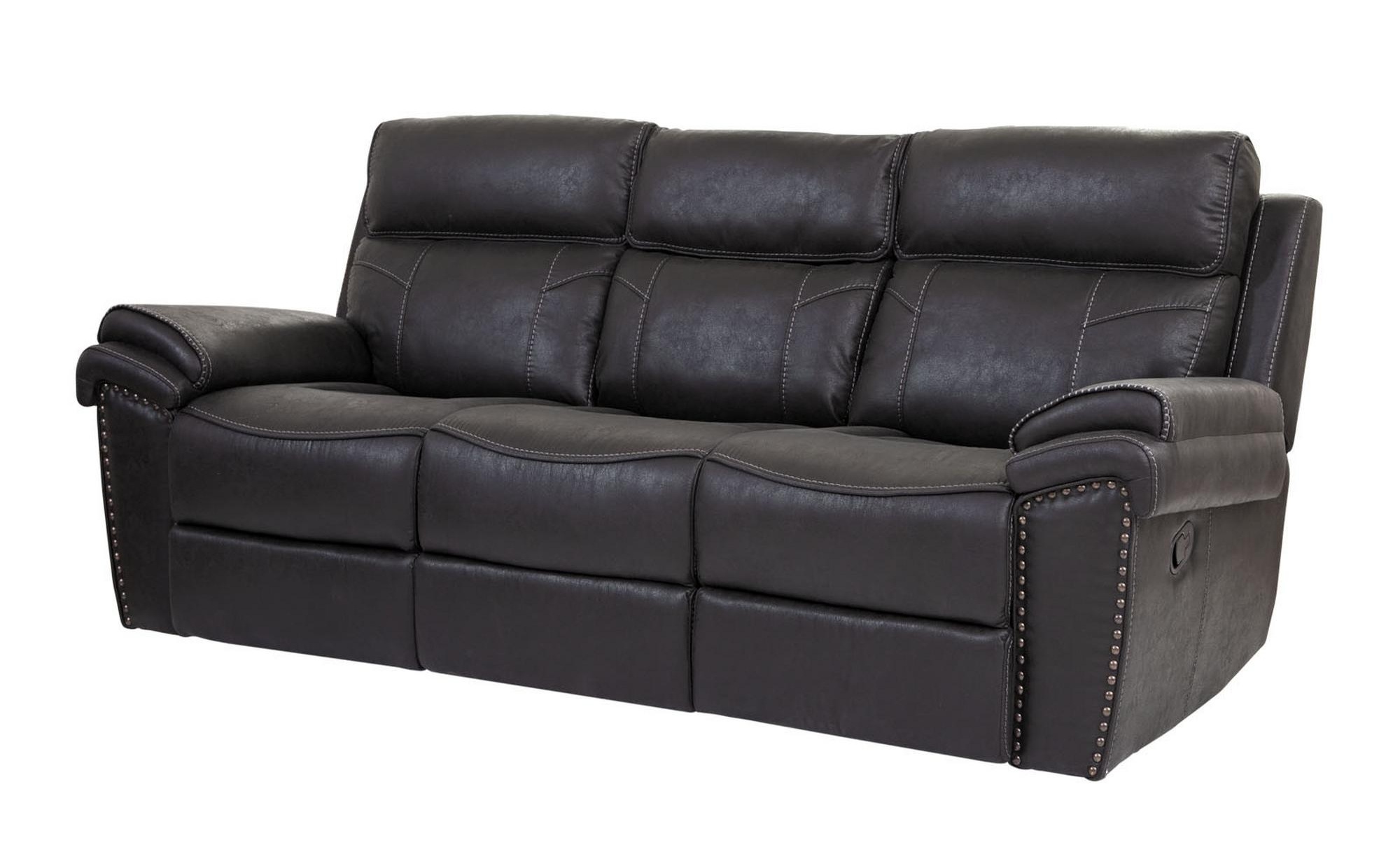 SM Dublin Faux Leather Reclining Living Room Set