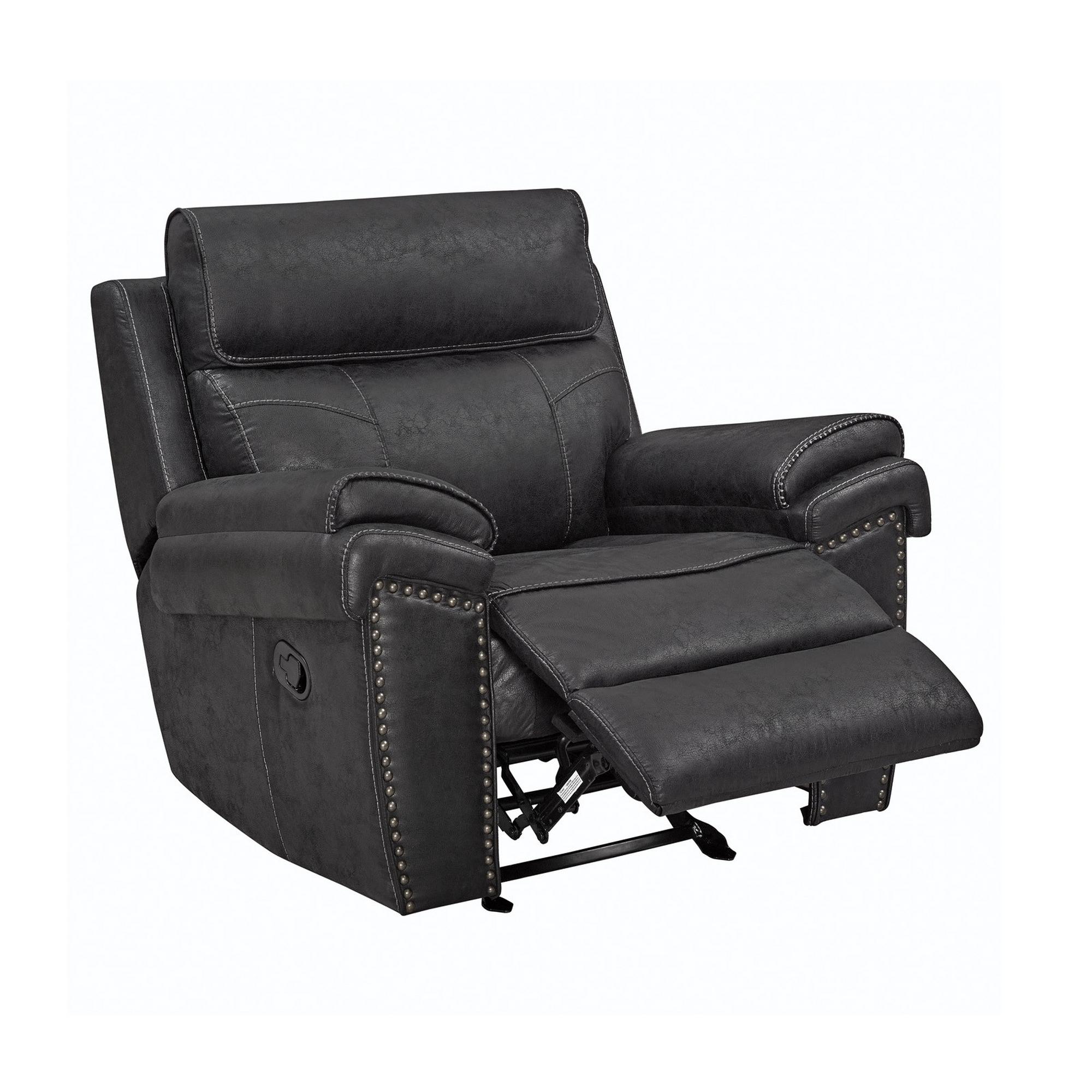 SM Dublin Faux Leather Manual Reclining Armchair