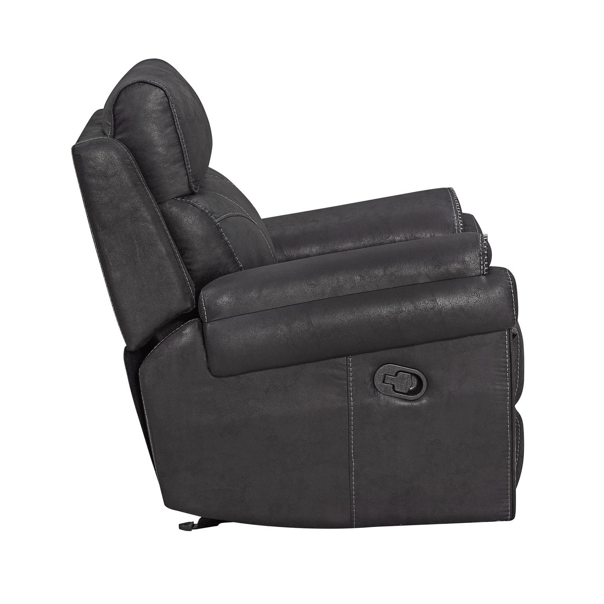 SM Dublin Faux Leather Reclining Living Room Set