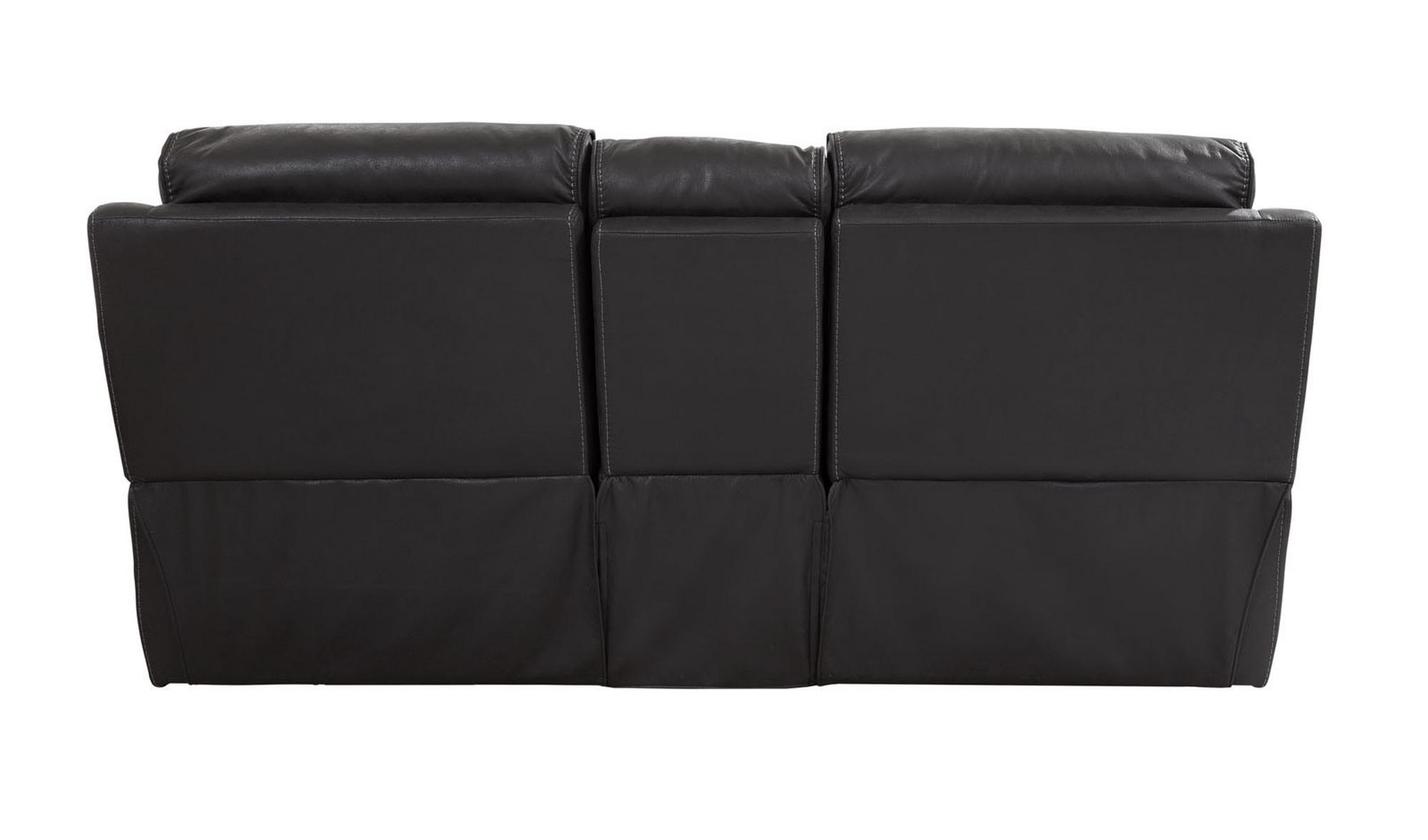 SM Dublin Faux Leather Manual Reclining Loveseat
