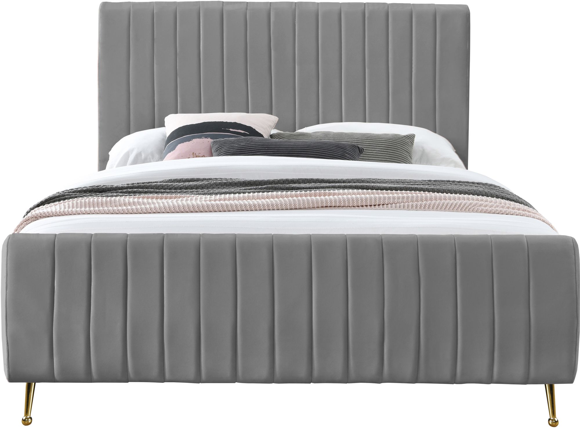Zara Velvet Full Size Bed
