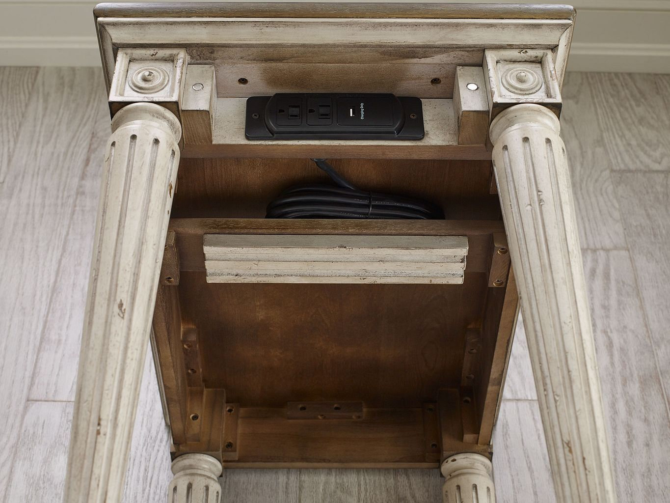 Hammary Charging Chairside Table