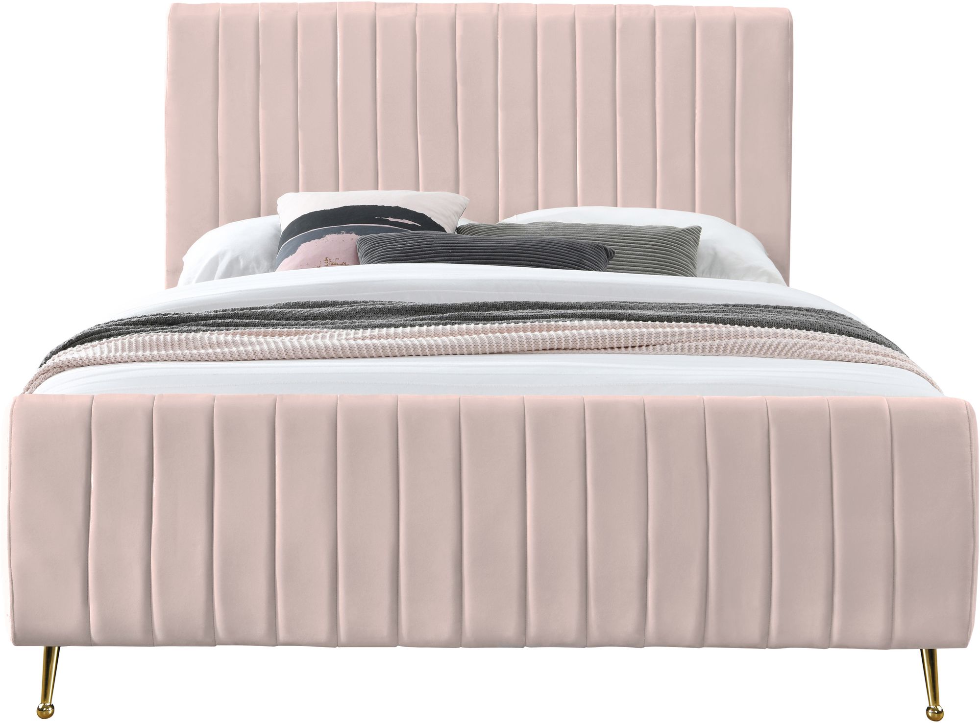Zara Velvet Full Size Bed