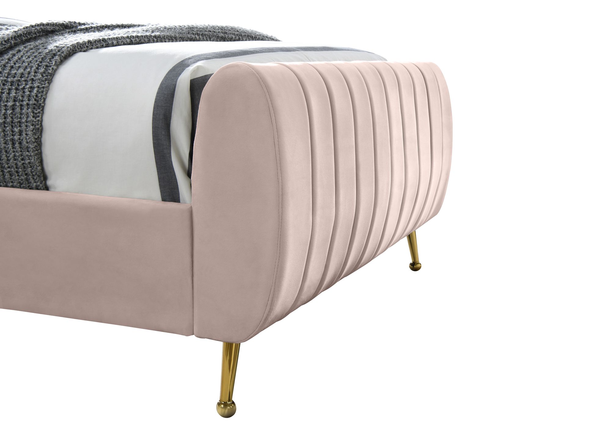 Zara Velvet Full Size Bed