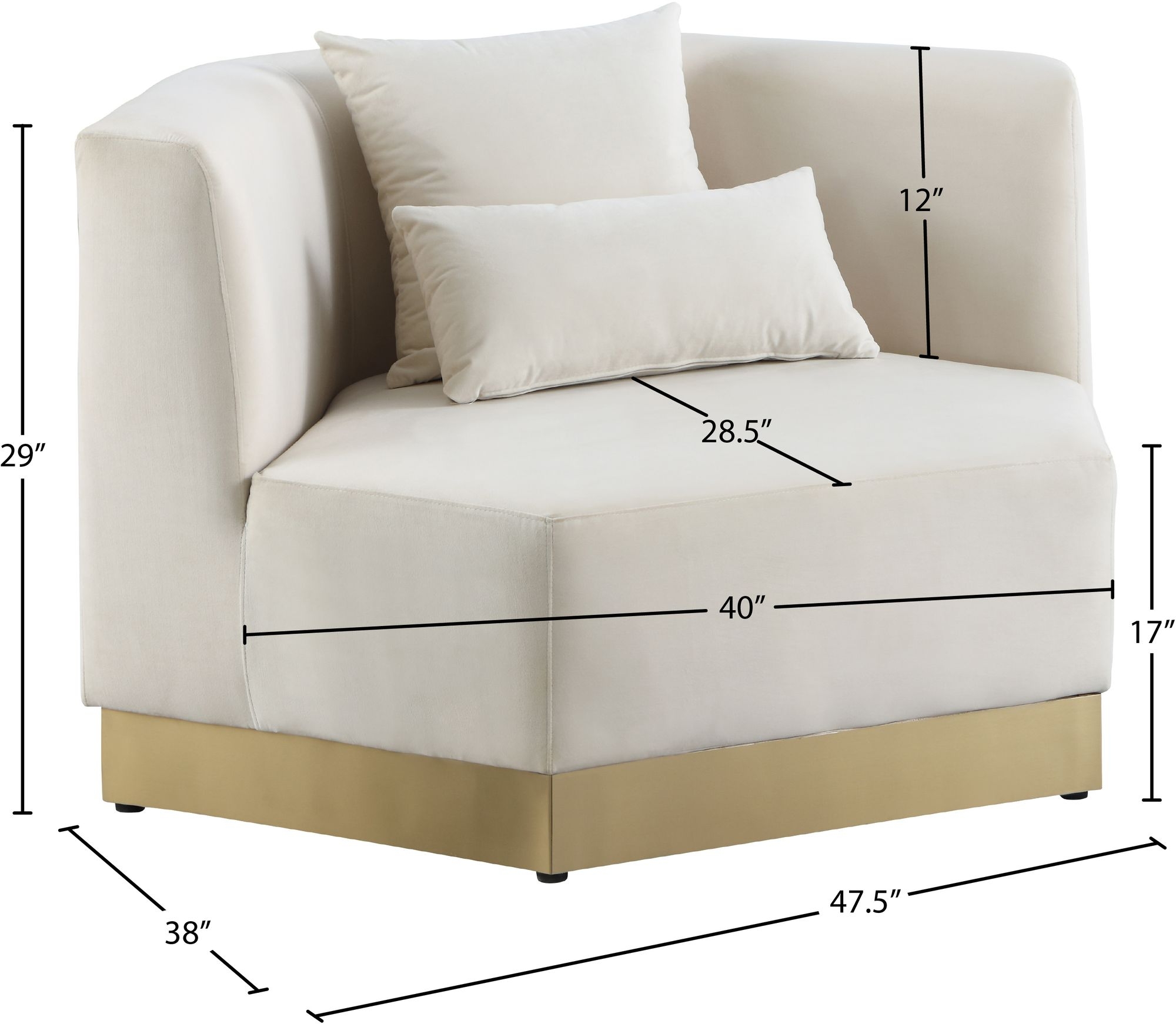 Marquis Velvet Chair