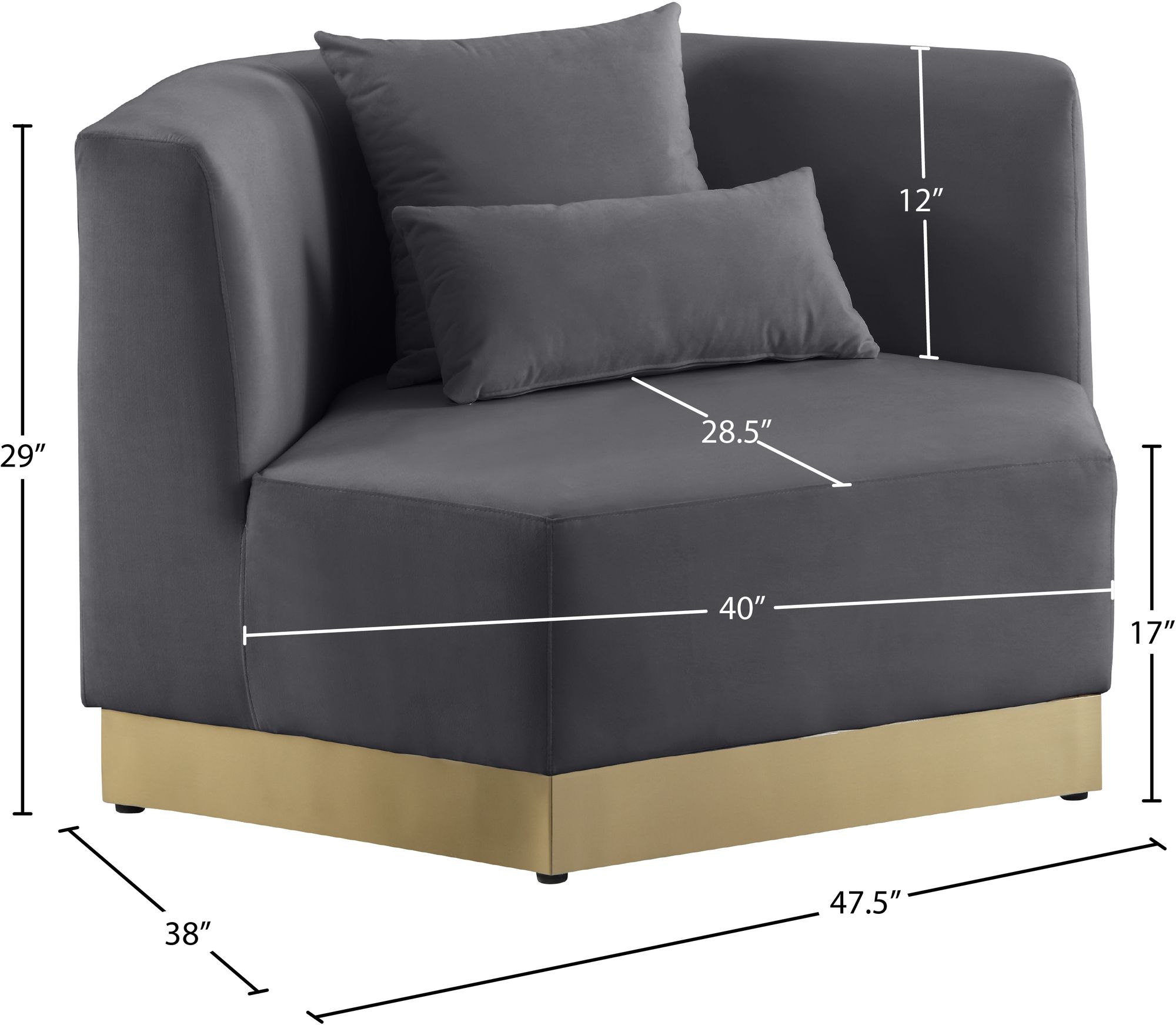 Marquis Velvet Chair