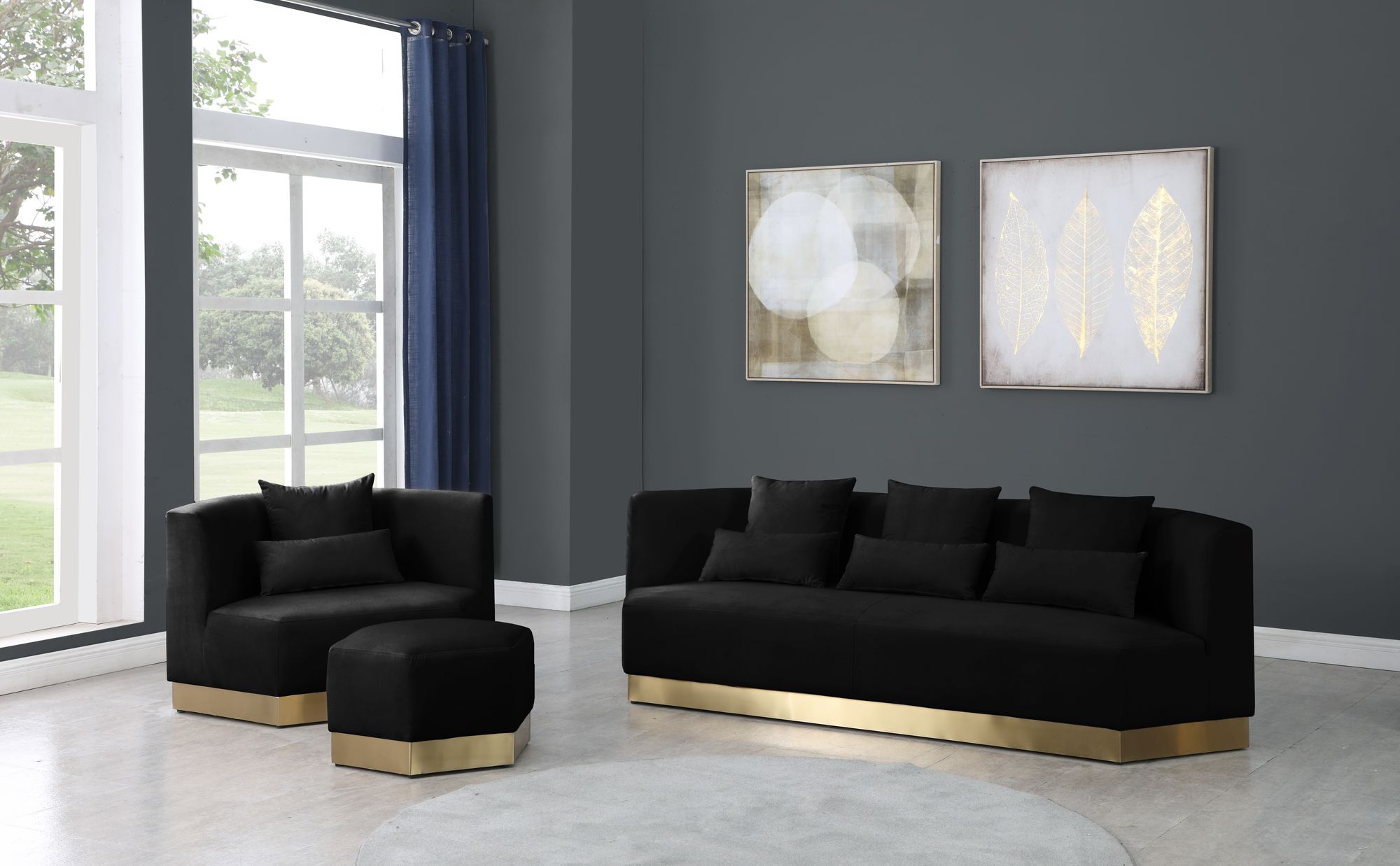 Marquis Velvet Chair