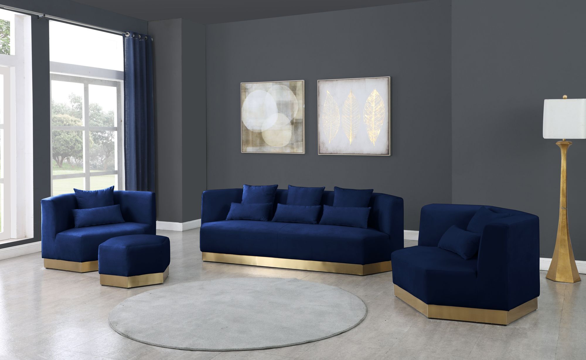 Marquis Velvet Chair