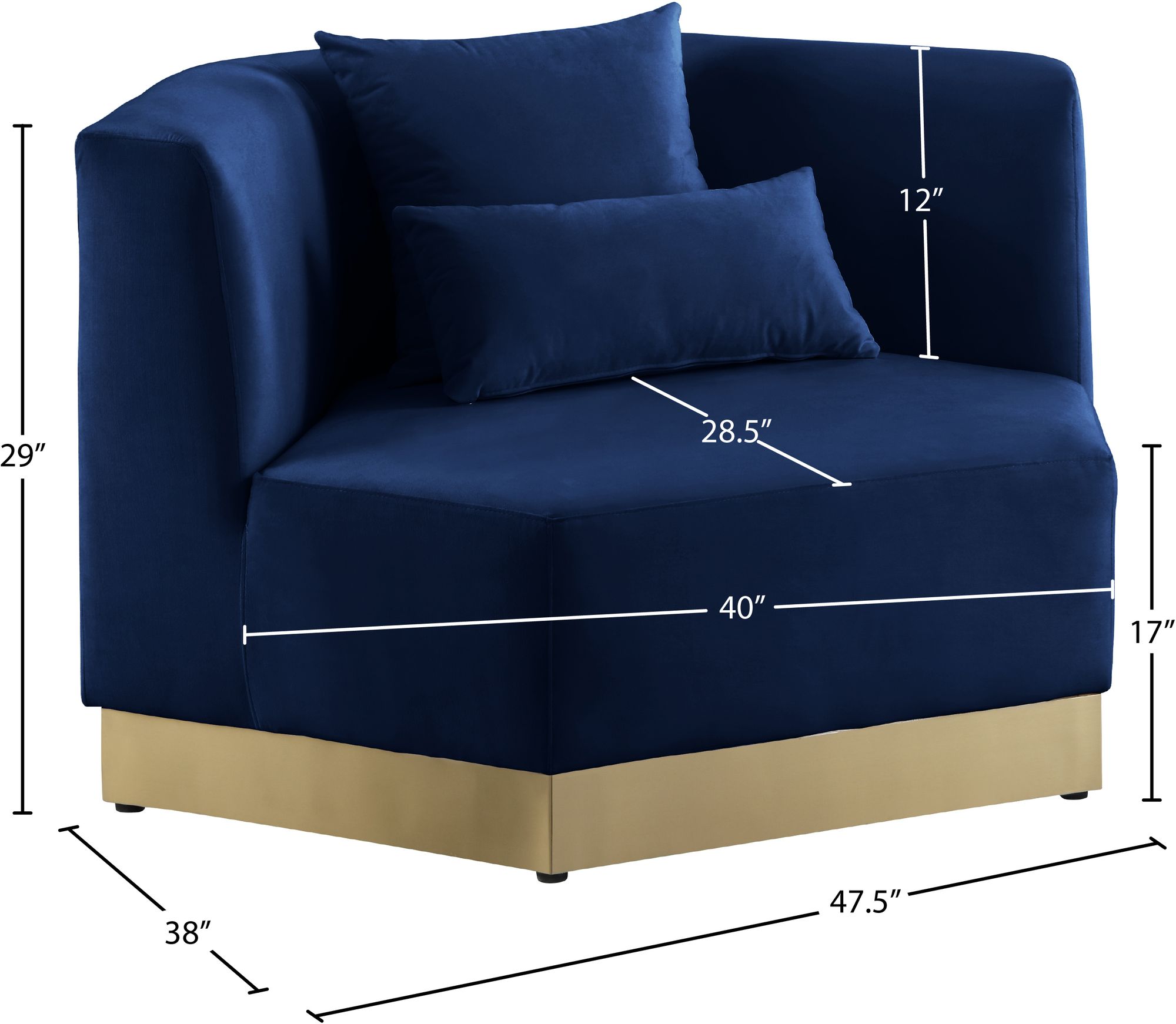 Marquis Velvet Chair