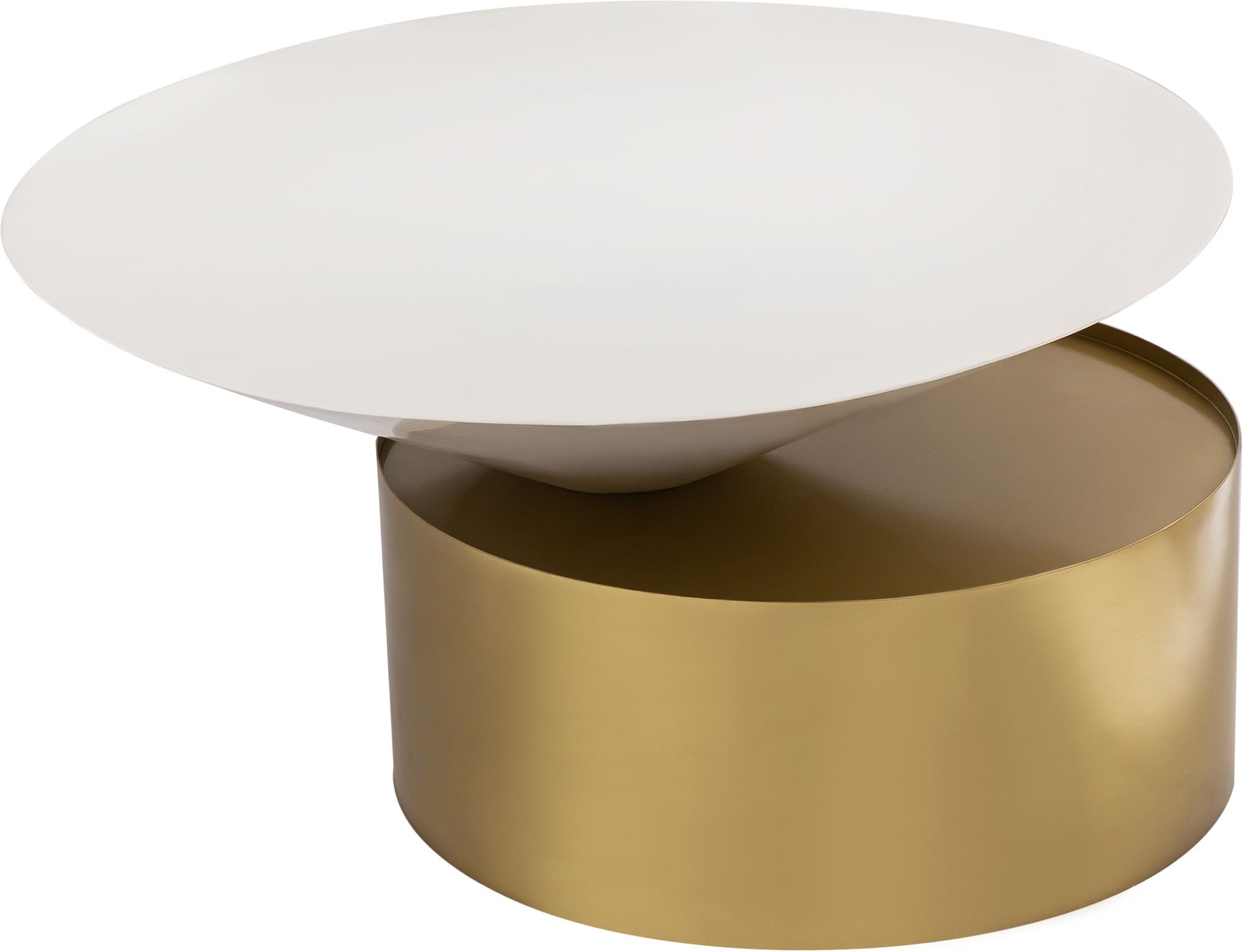 Damon 30" Round Metal Coffee Table