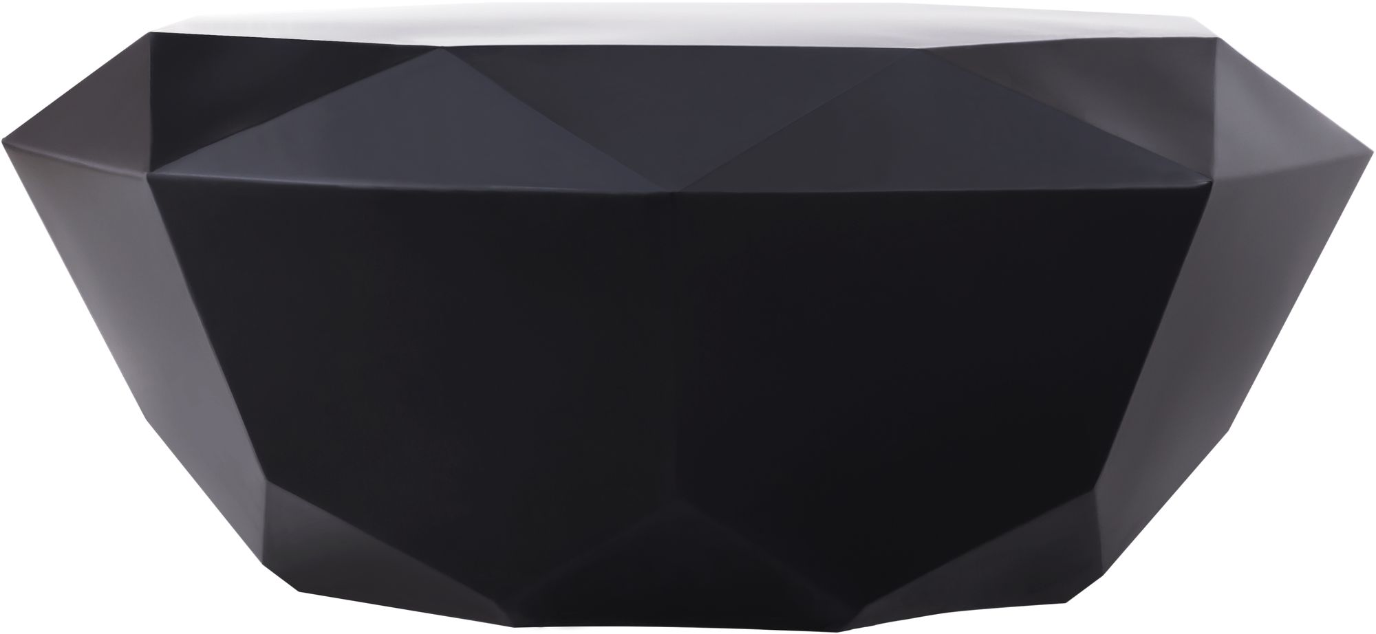 Gemma 39" Diamond Steel Coffee Table