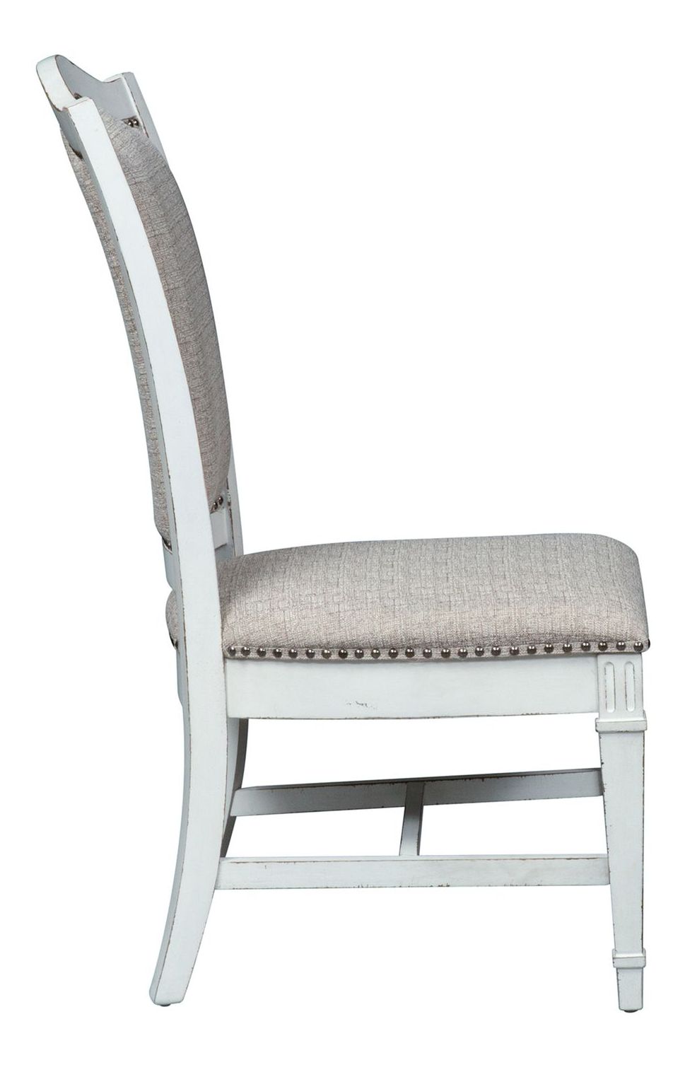 Abbey Park Chenille/Wood Side Chair