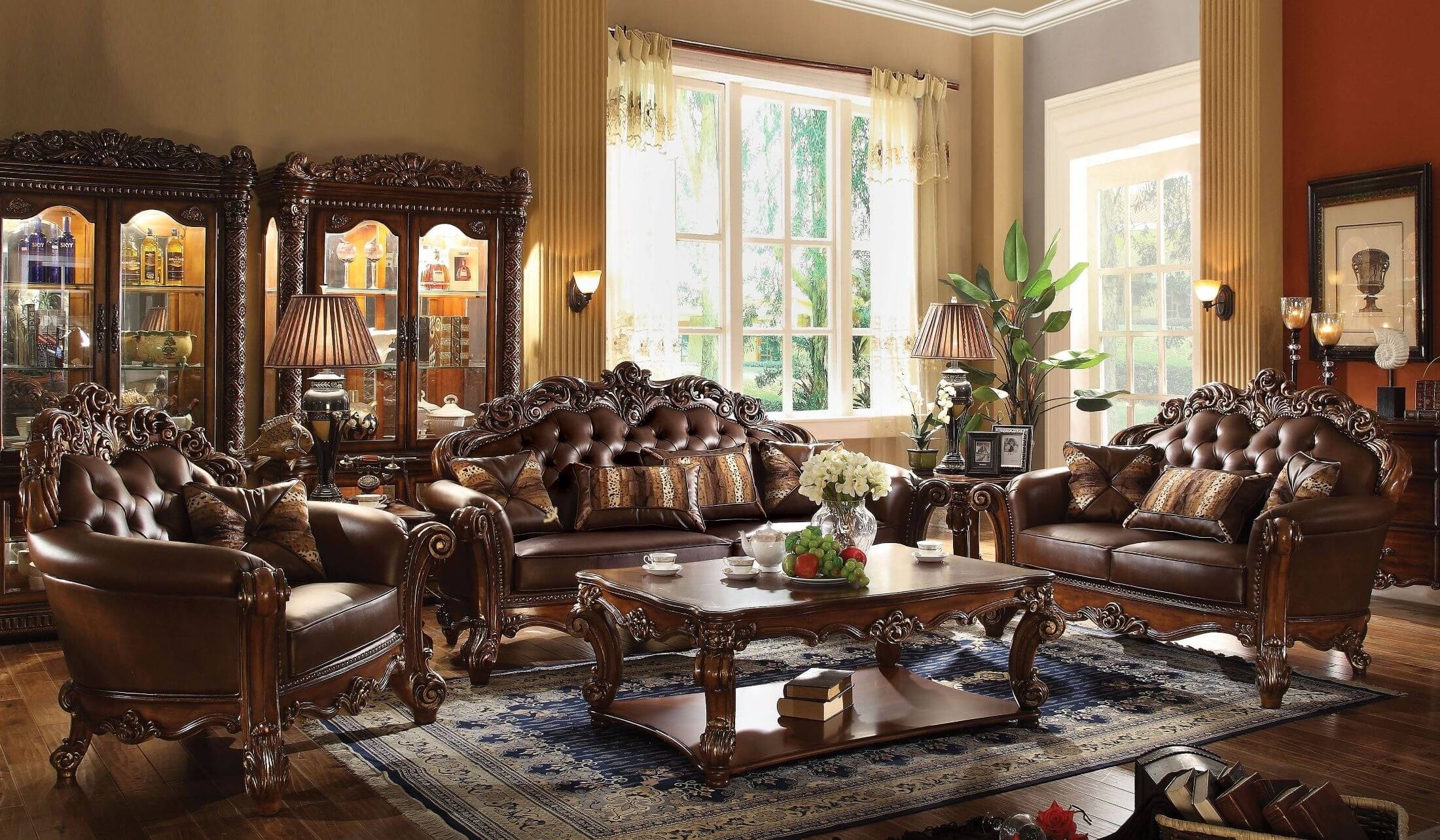 Vendome PU Living Room Set