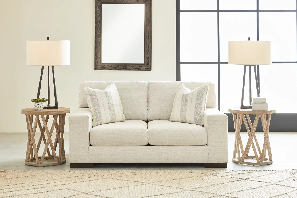 Ashley SM Maggie Polyester Living Room Set, Birch