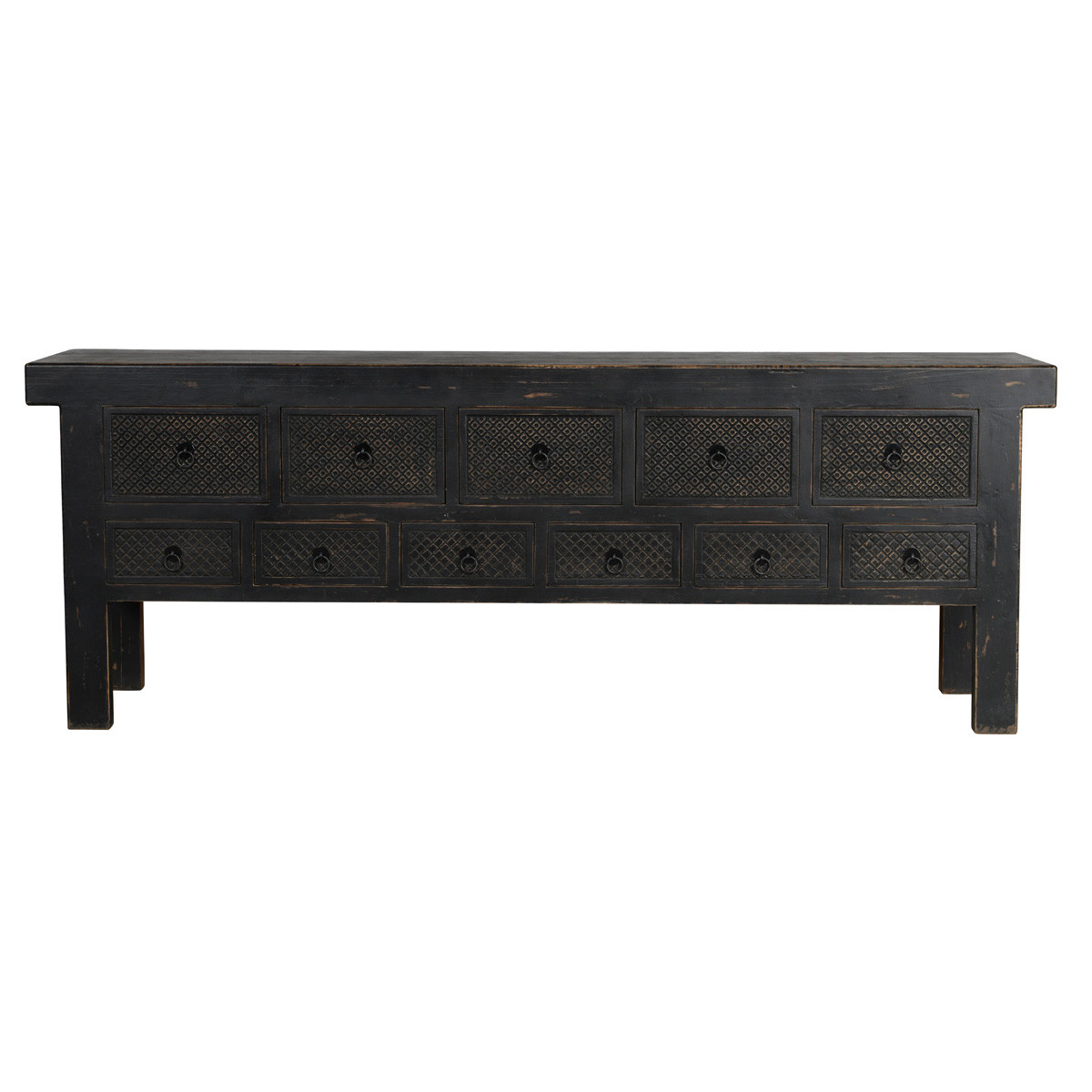 Lahey Wood 11-Drawer Sideboard
